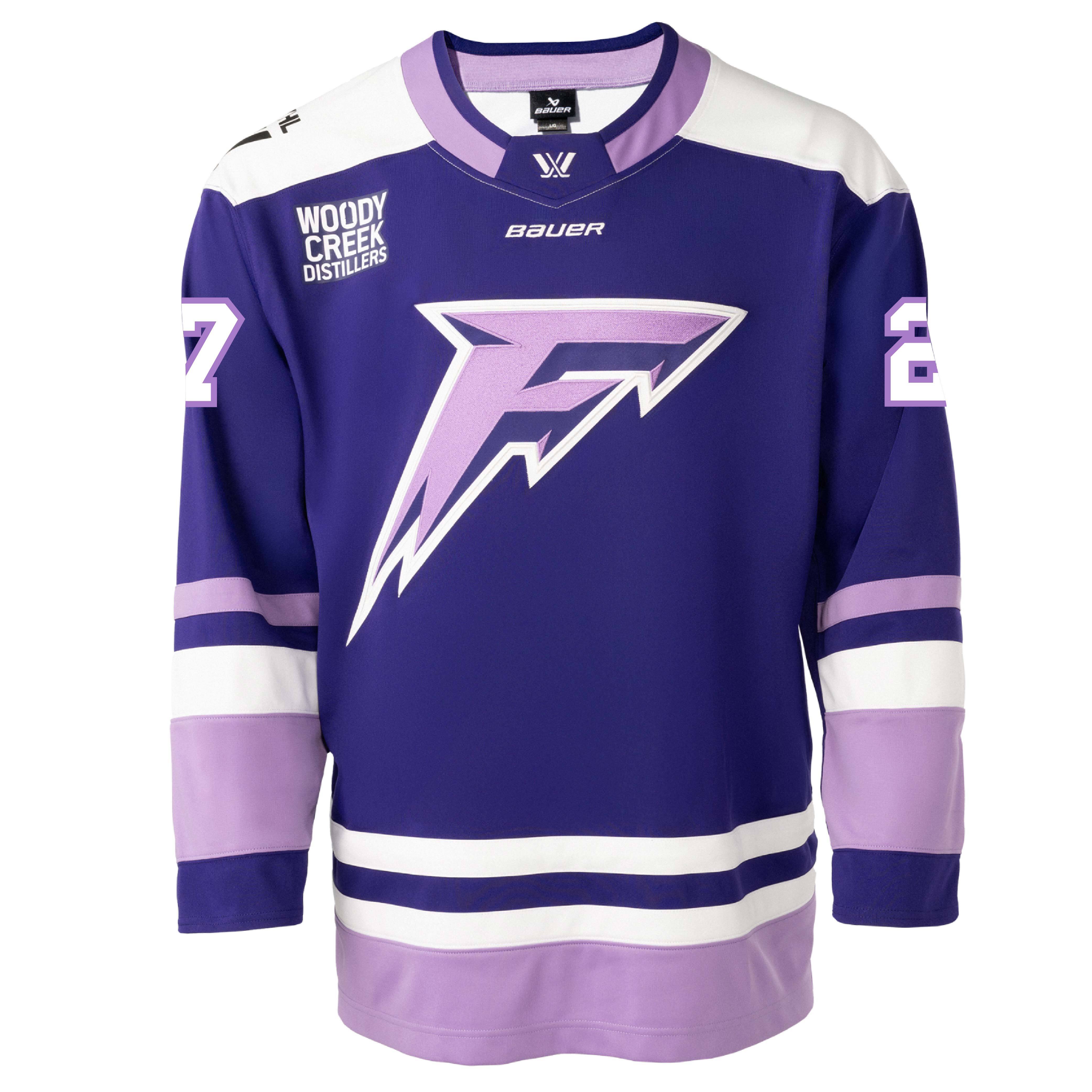 Taylor Heise Minnesota Frost Youth Bauer Replica Home Jersey - Jersey in Purple
