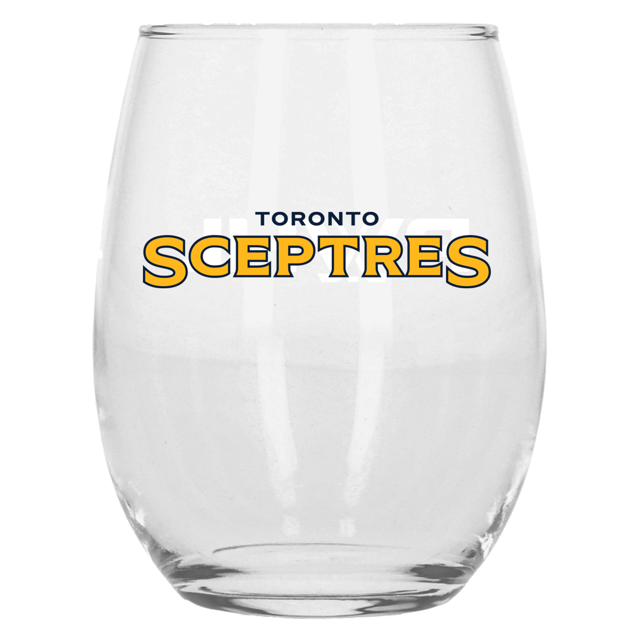Toronto Sceptres Stemless Wine Glass - Drinkware in Clear