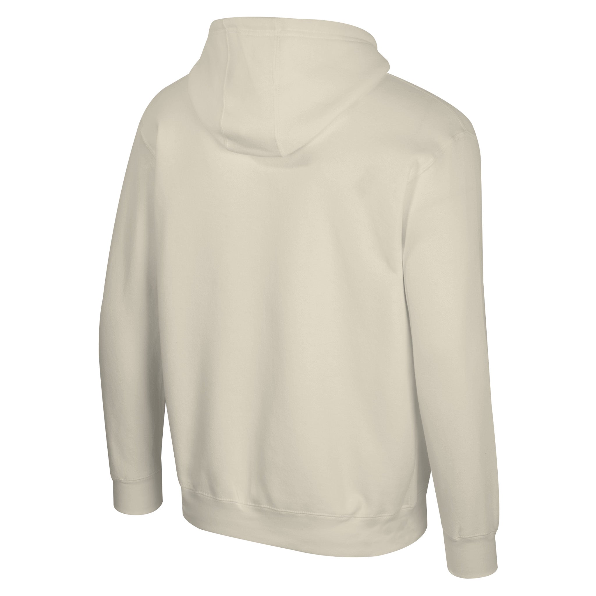 Beige hoodie on a white background