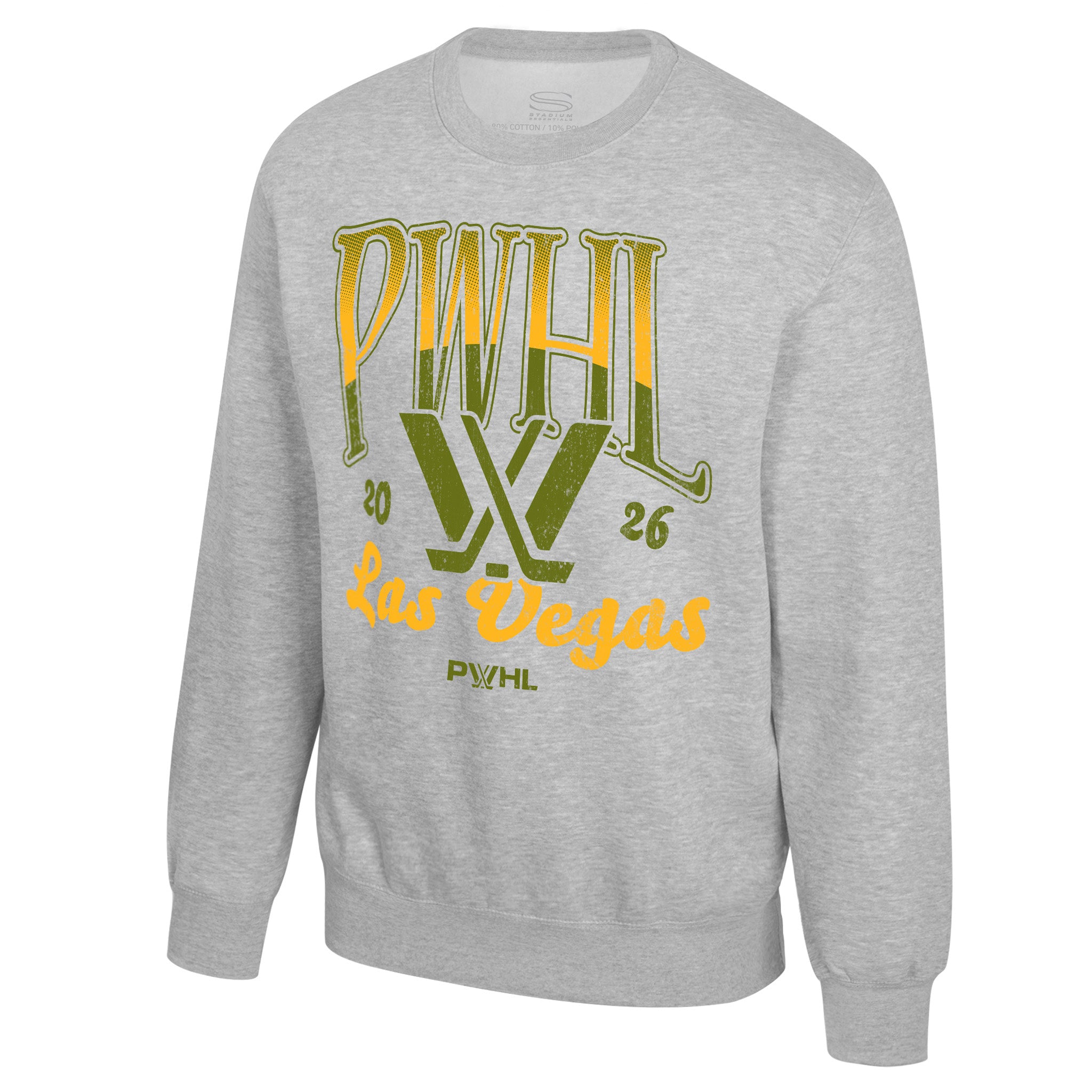 Adult PWHL Las Vegas Stadium Essentials Sky High Crew - Crewneck in S