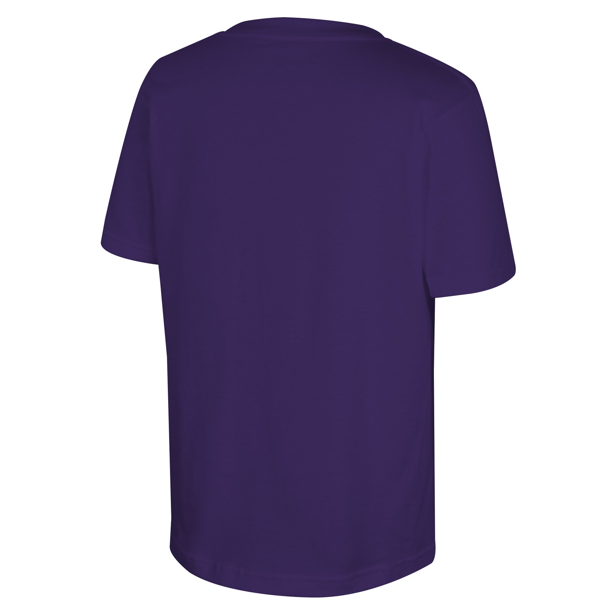 Black t-shirt on a white background