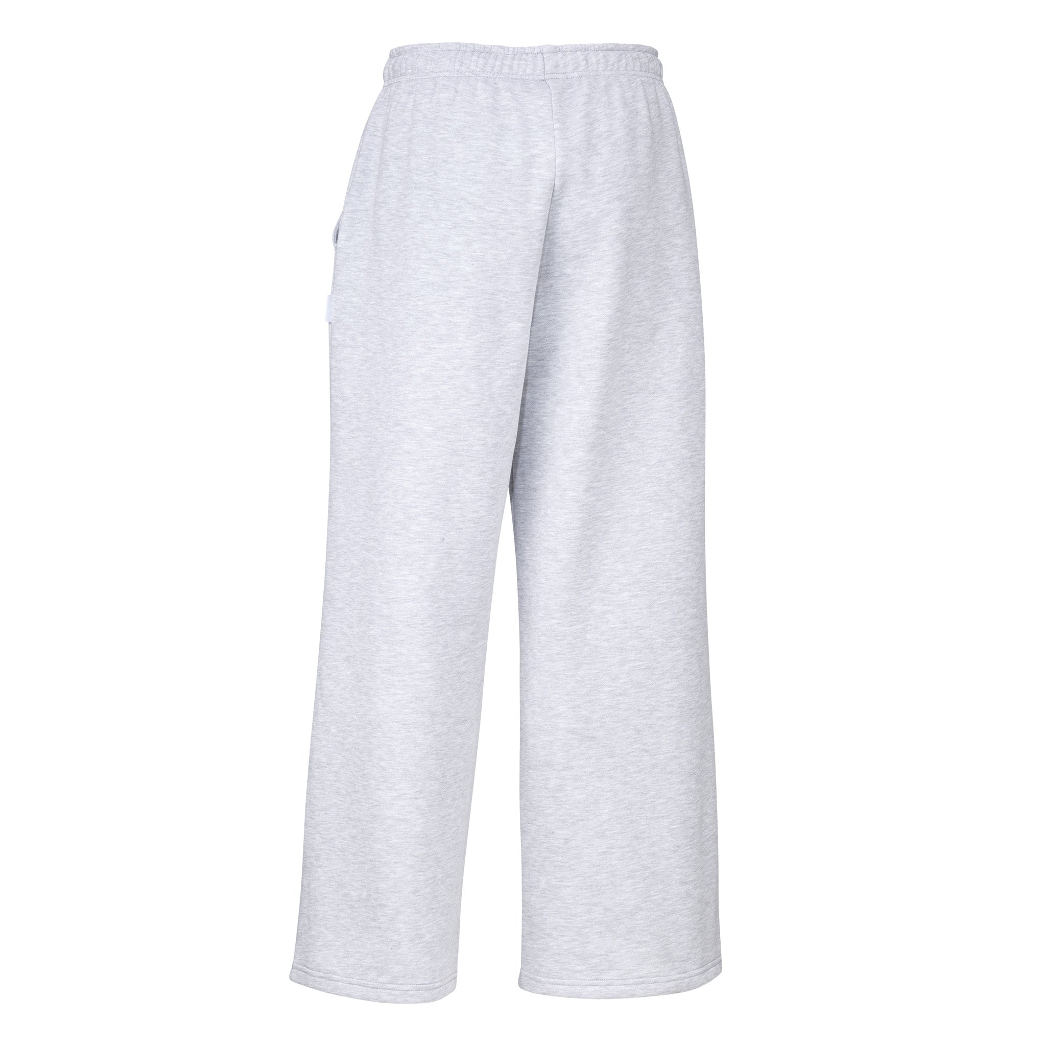 White sweatpants on a white background