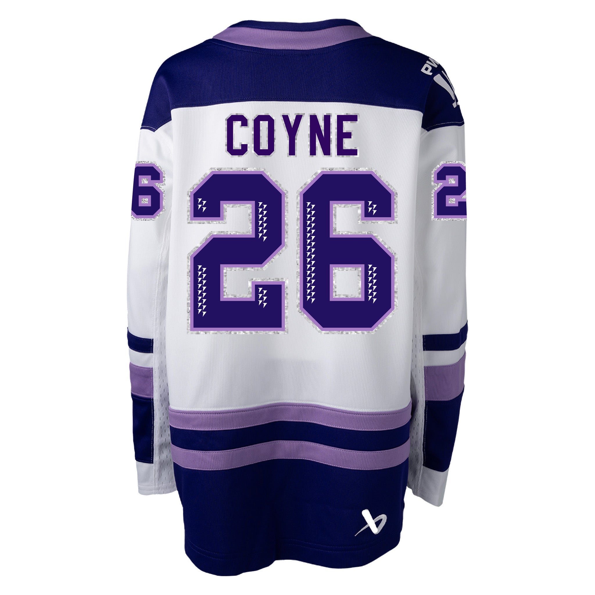 Adult Minnesota Frost Kendall Coyne 2025 Champions Bauer Replica Away Jersey in white back