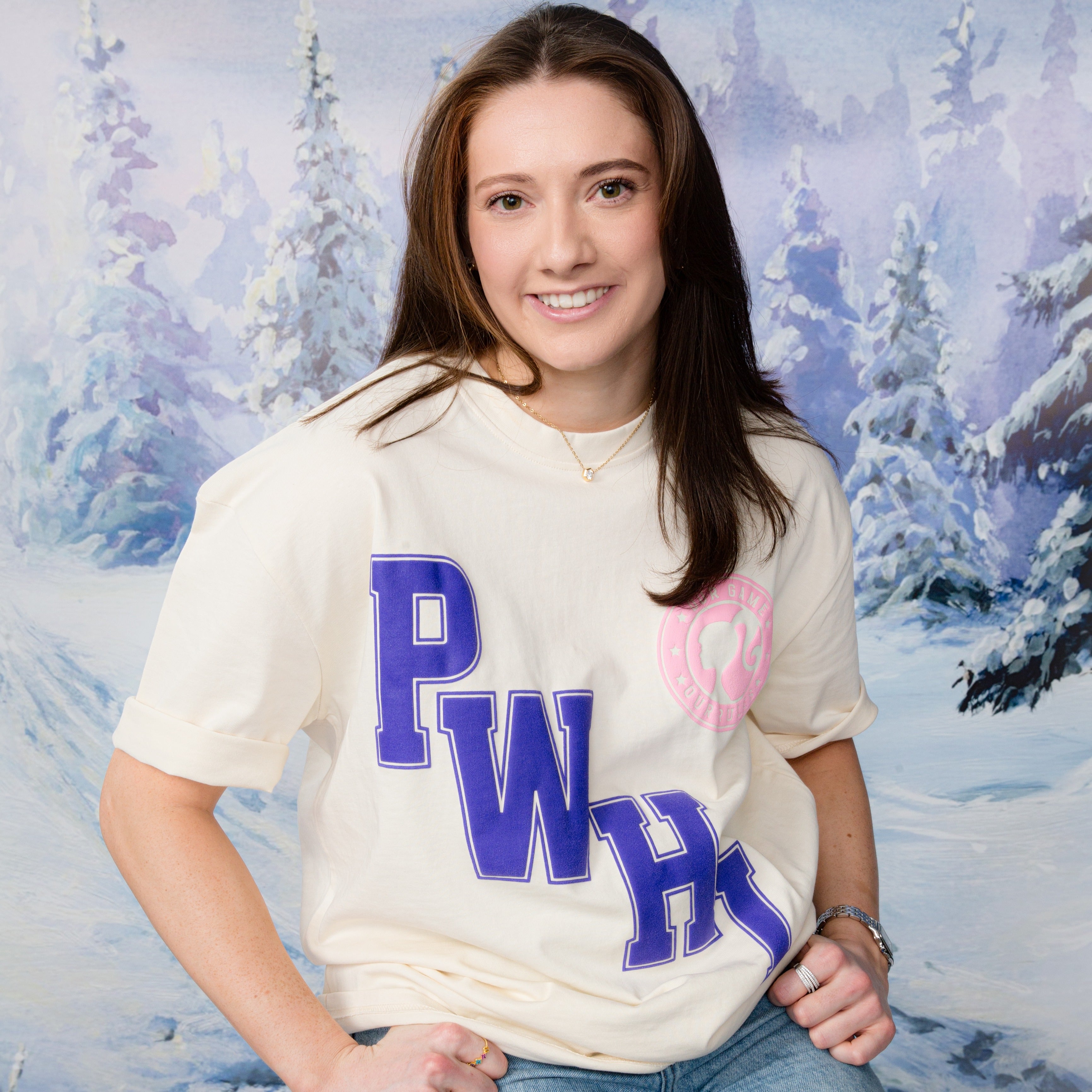 PWHL x Barbie by Peace Collective Adult Heavy T-Shirt - T-Shirt in XS