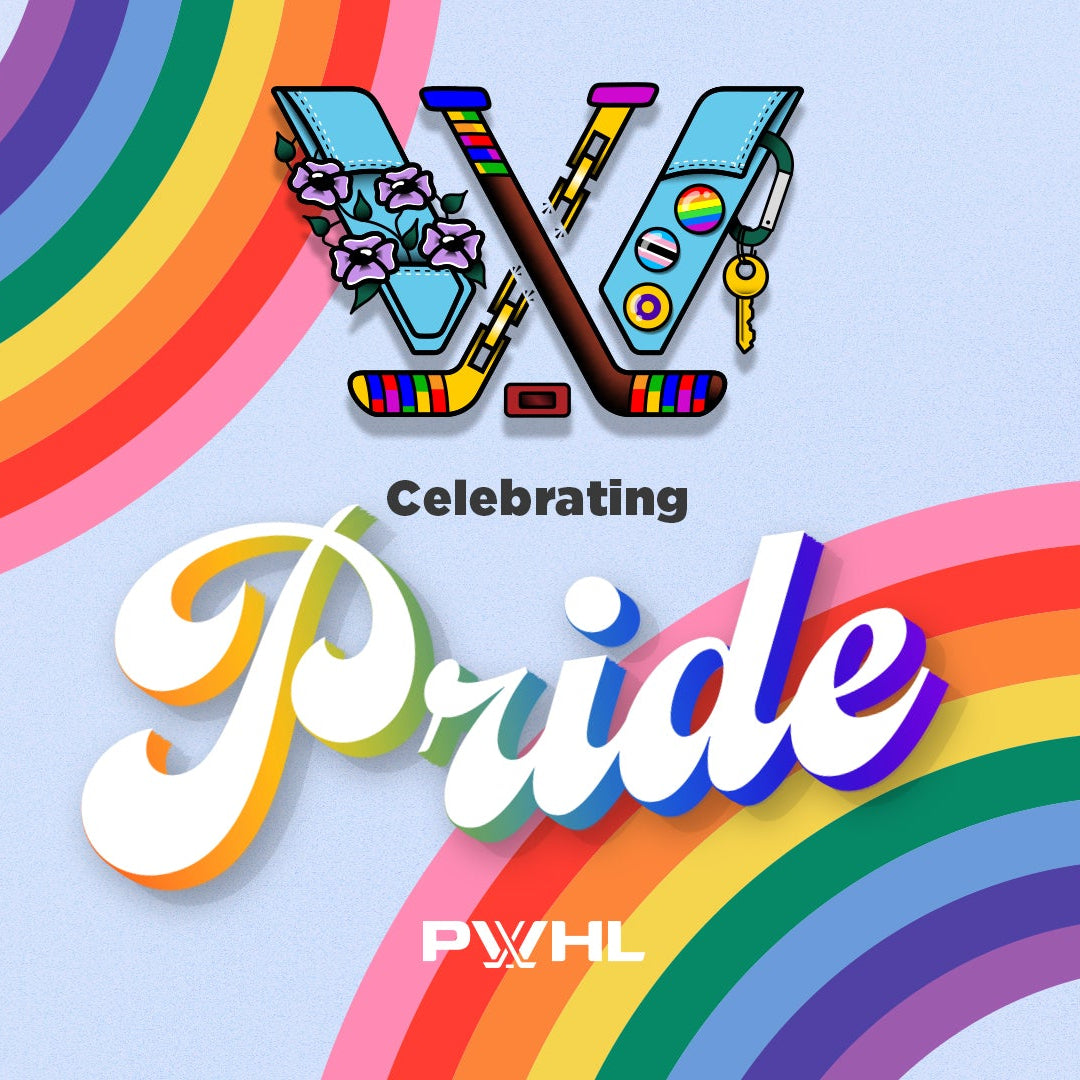 Pride Collection with Rainbows and PWHL Logo