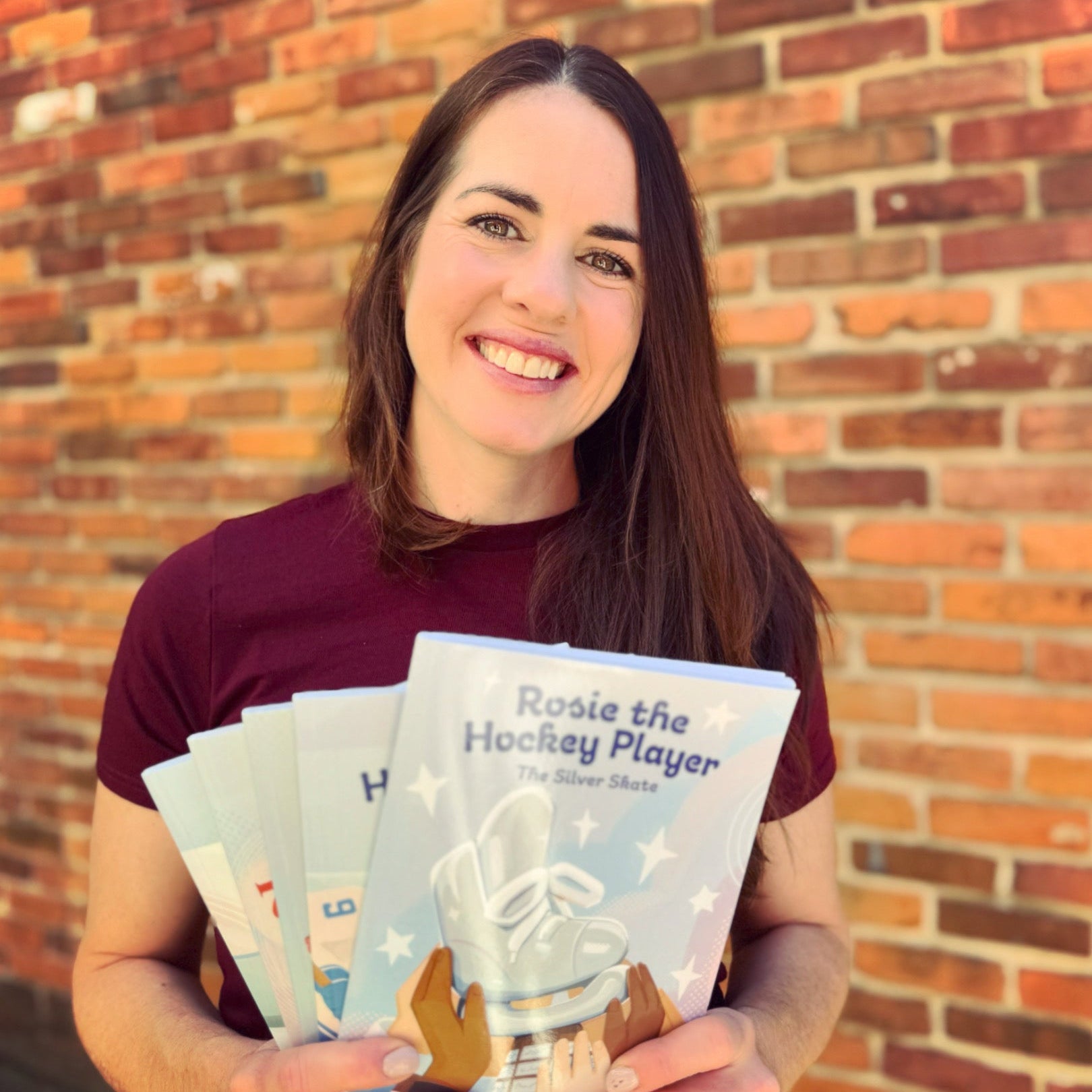 Rosie the Hockey Player: The History of Women’s Hockey Book - Book in Blue