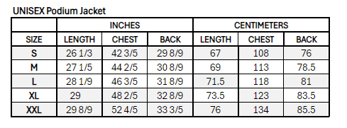 New York Sirens Unisex Royalty Podium Jacket - Jacket in Black