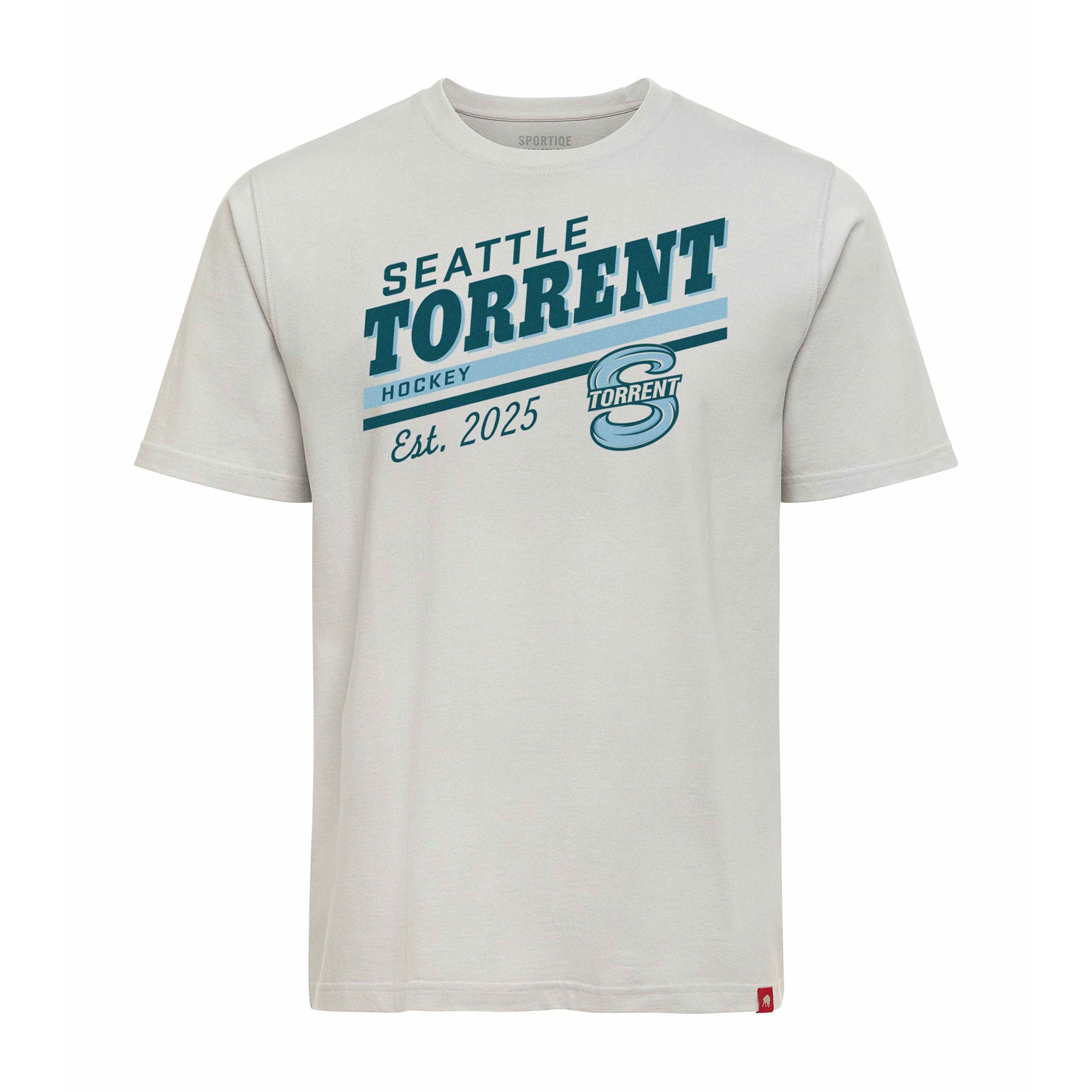 Adult Seattle Torrent Sportiqe Graphic Duke T-Shirt in duke color with Seattle Torrent Hockey graphic