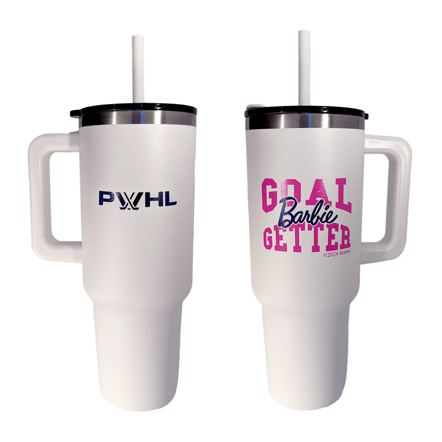PWHL x Barbie Goal Getter 40oz Tumbler - Drinkware in White