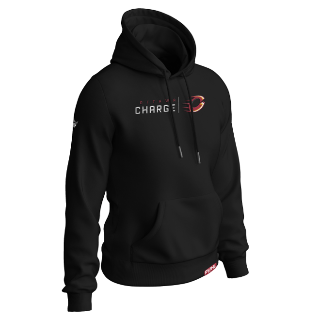 Ottawa Charge Unisex Royalty Cloud Hoodie - Hoodie in Black