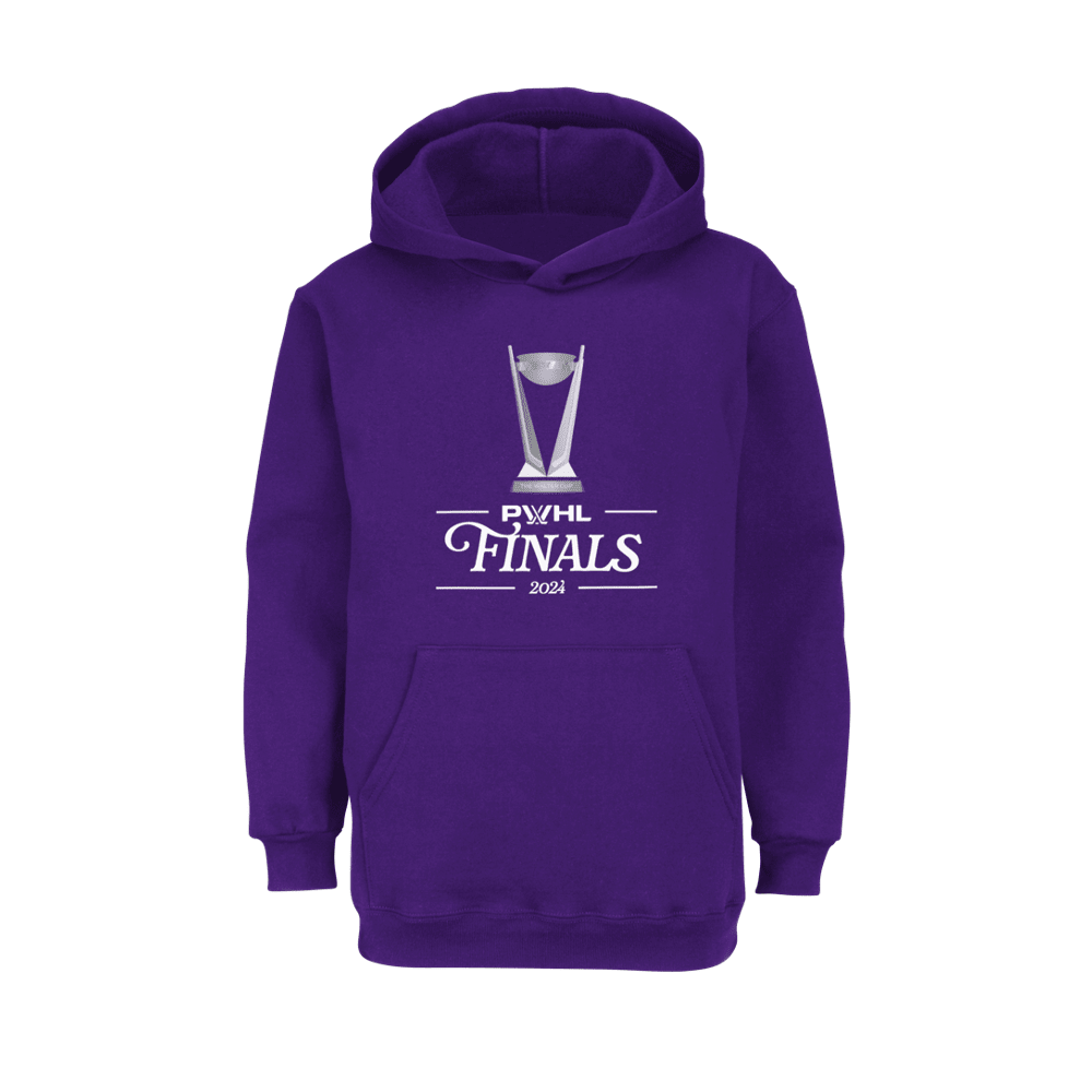 PWHL Youth Stadium Essentials Champions Walter Cup Hoodie - Hoodie in Purple