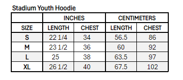 PWHL Youth Stadium Essentials Stick Hoodie - Hoodie in Black