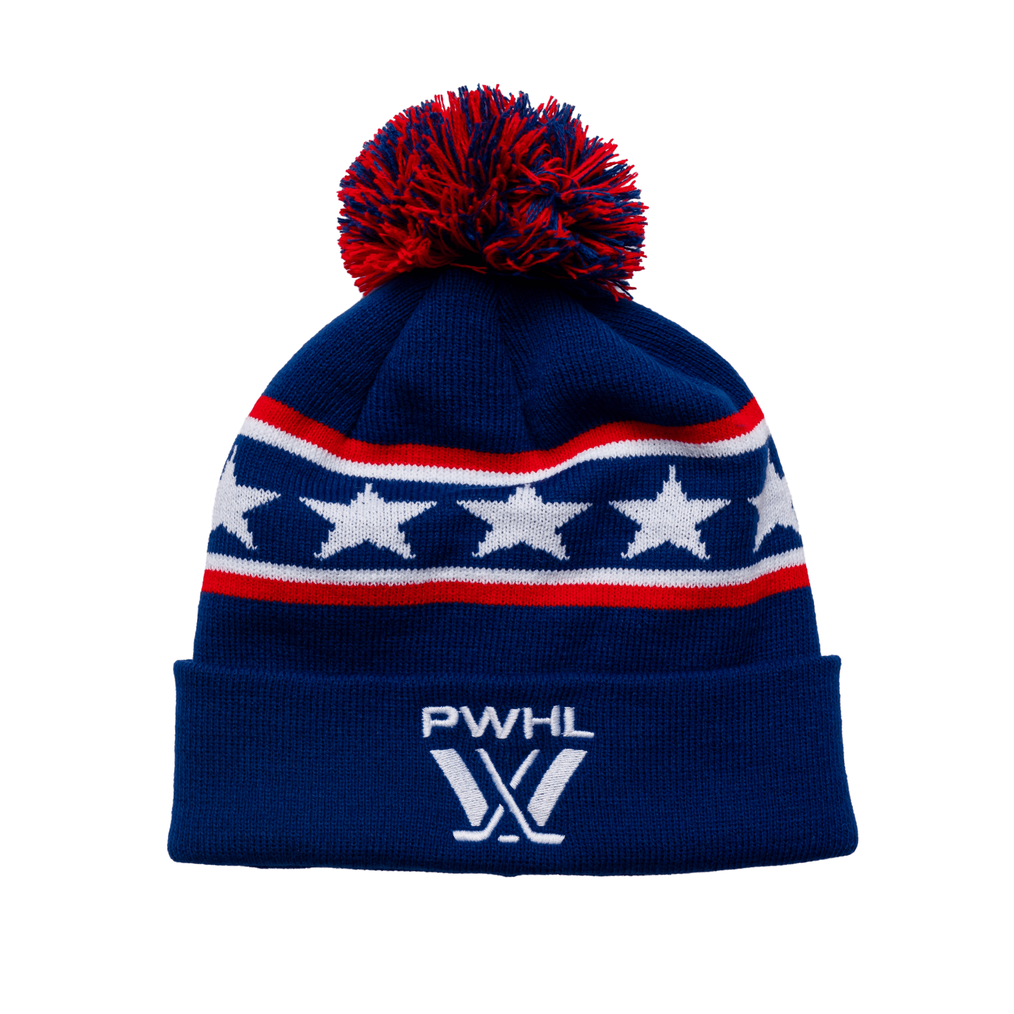 Team PWHL 2026 USA Knit Pom Beanie - Hat in