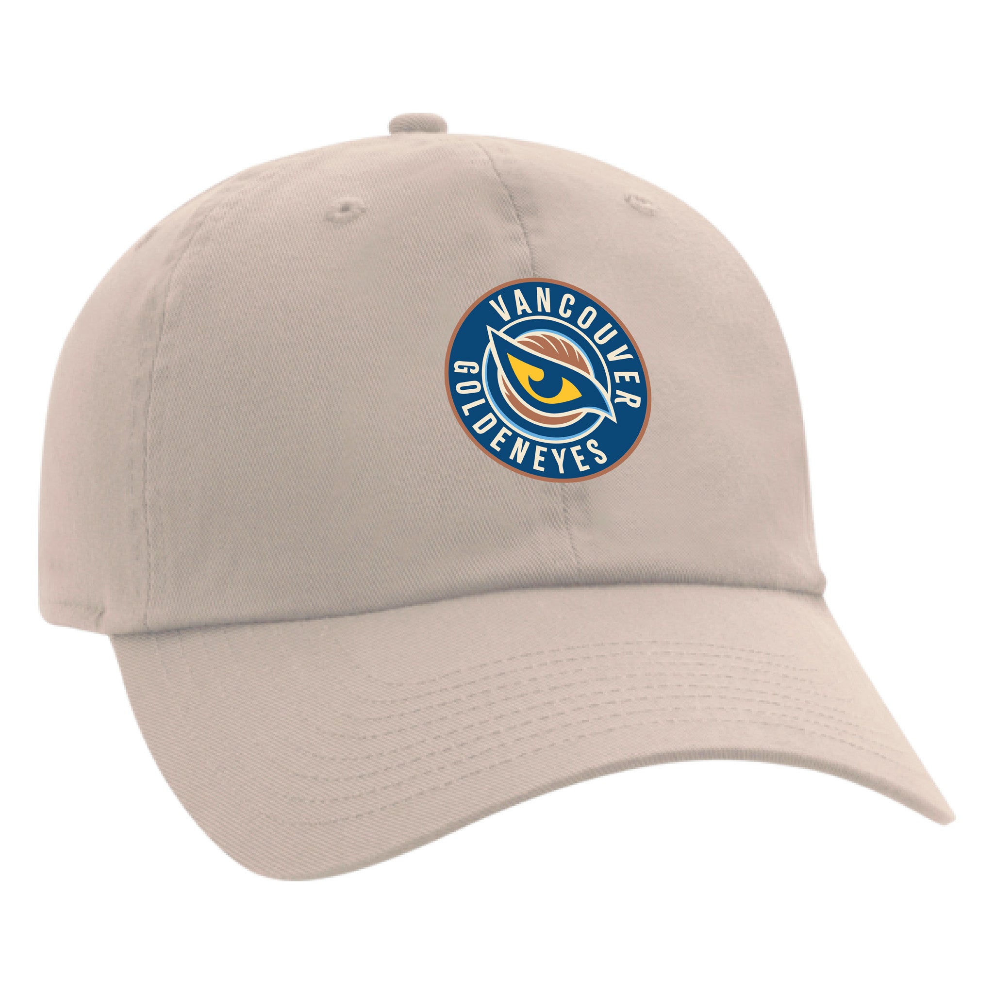 Natural Adult Vancouver Goldeneyes Ahead Largo Logo Hat with Vancouver Goldeneyes logo