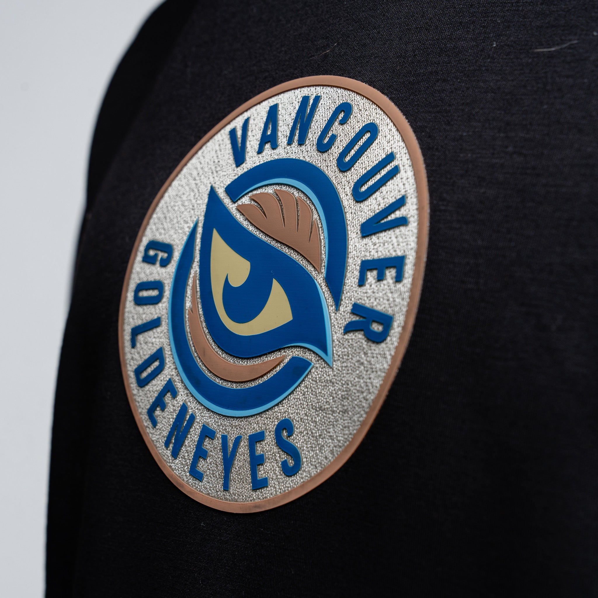 Vancouver Goldenseyes logo on a black background