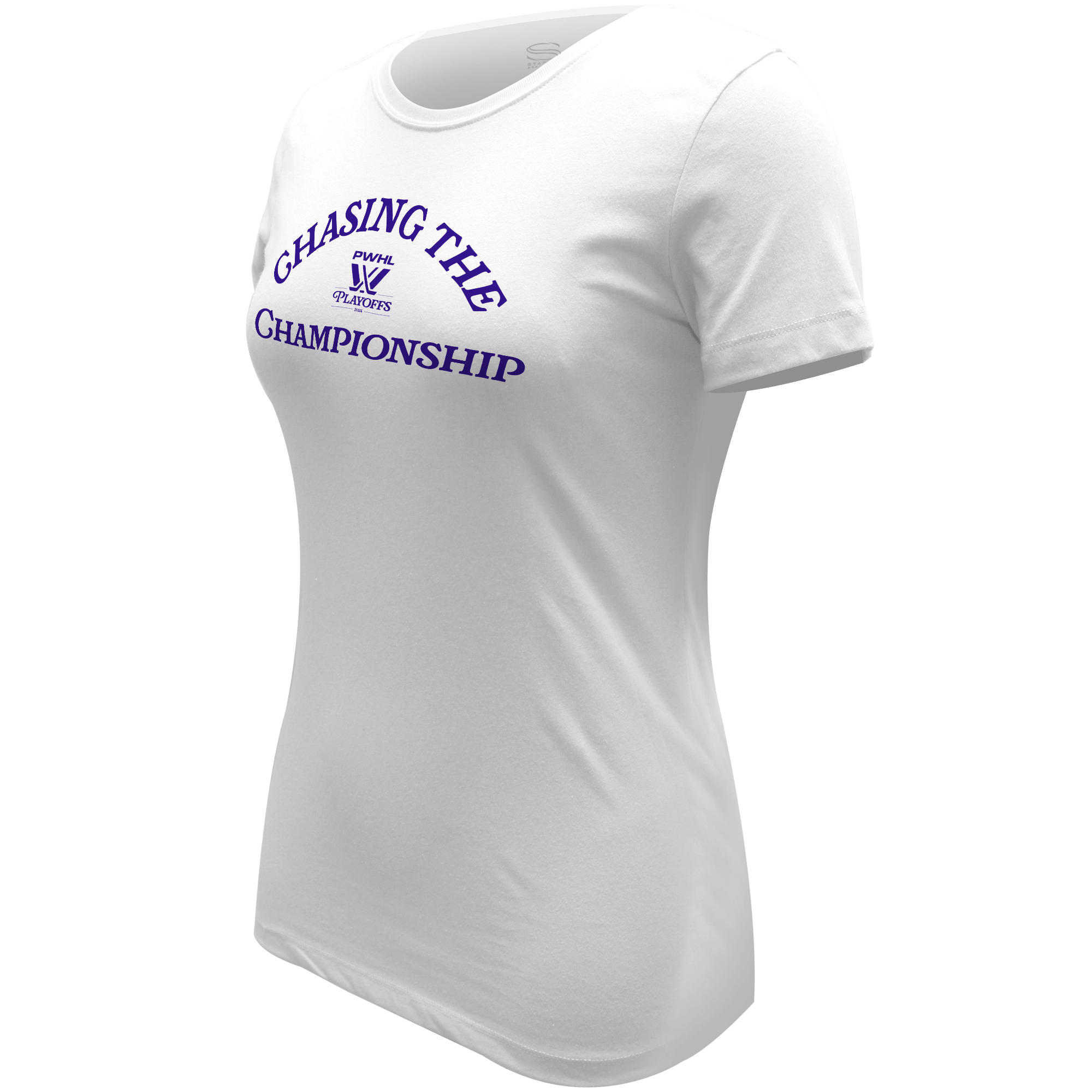 PWHL Playoffs Chasing the Champ Stadium Essentials T-Shirt - T-Shirt in White