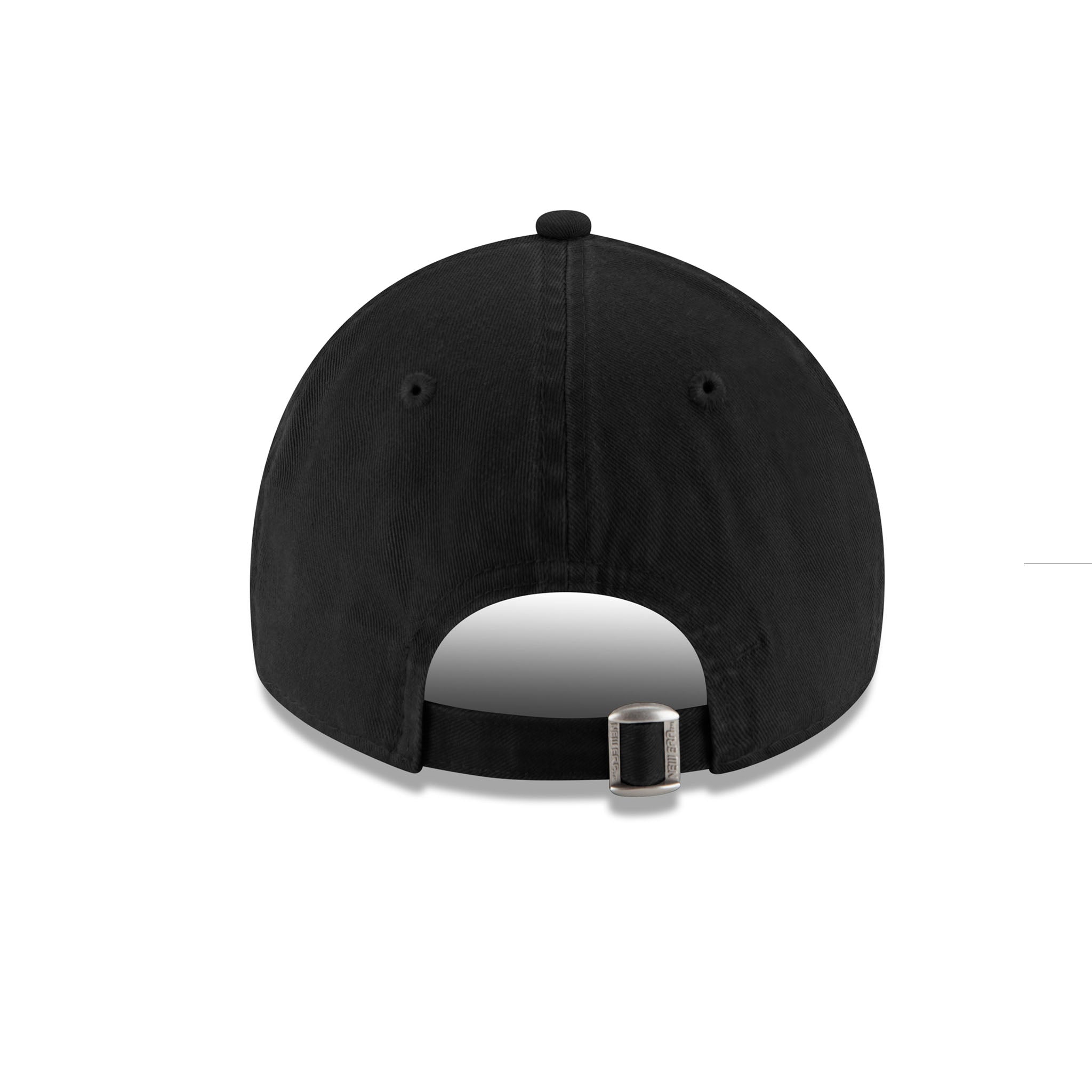 Black baseball cap on a white background