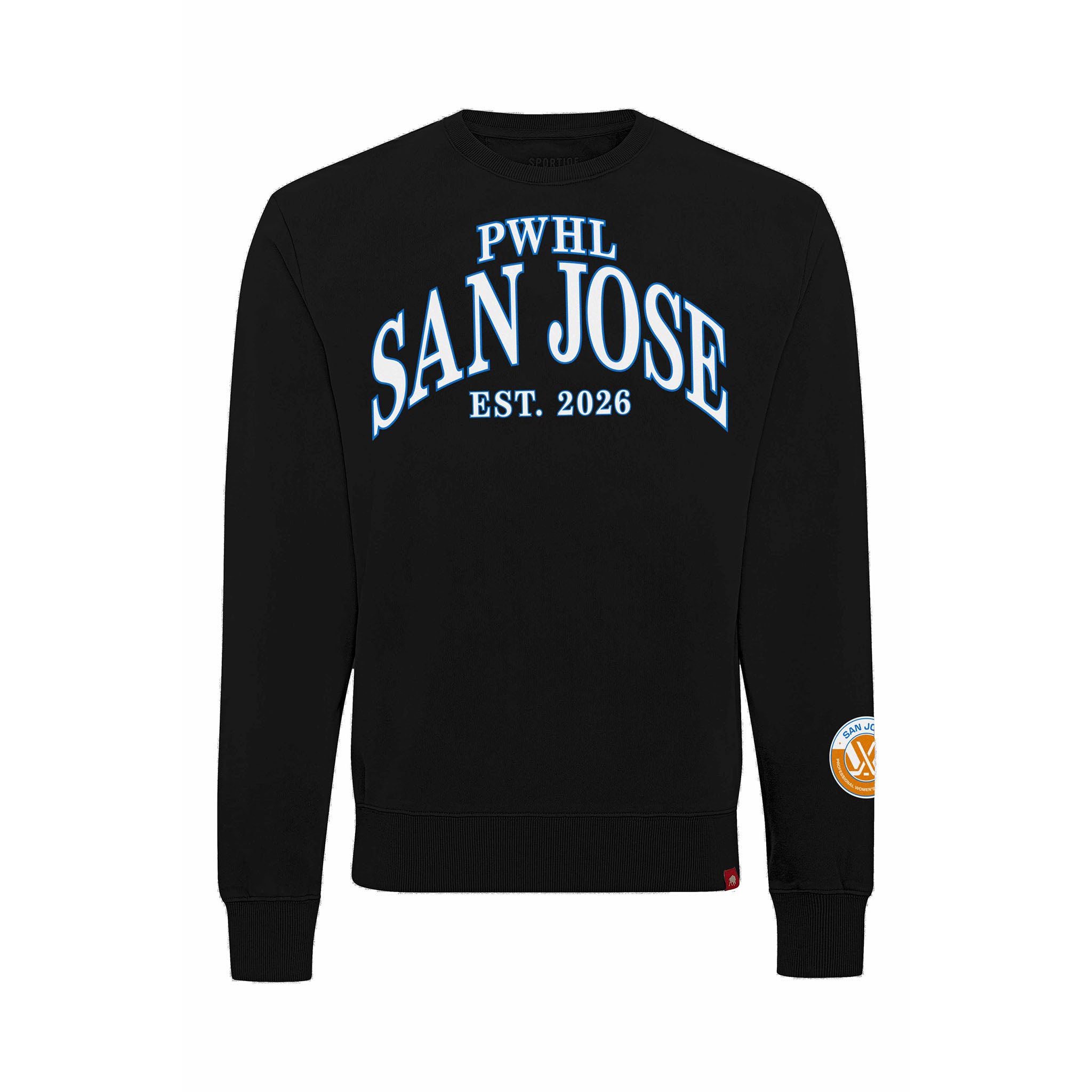 Adult PWHL San Jose Sportiqe Biltmore Crew - Crewneck in S