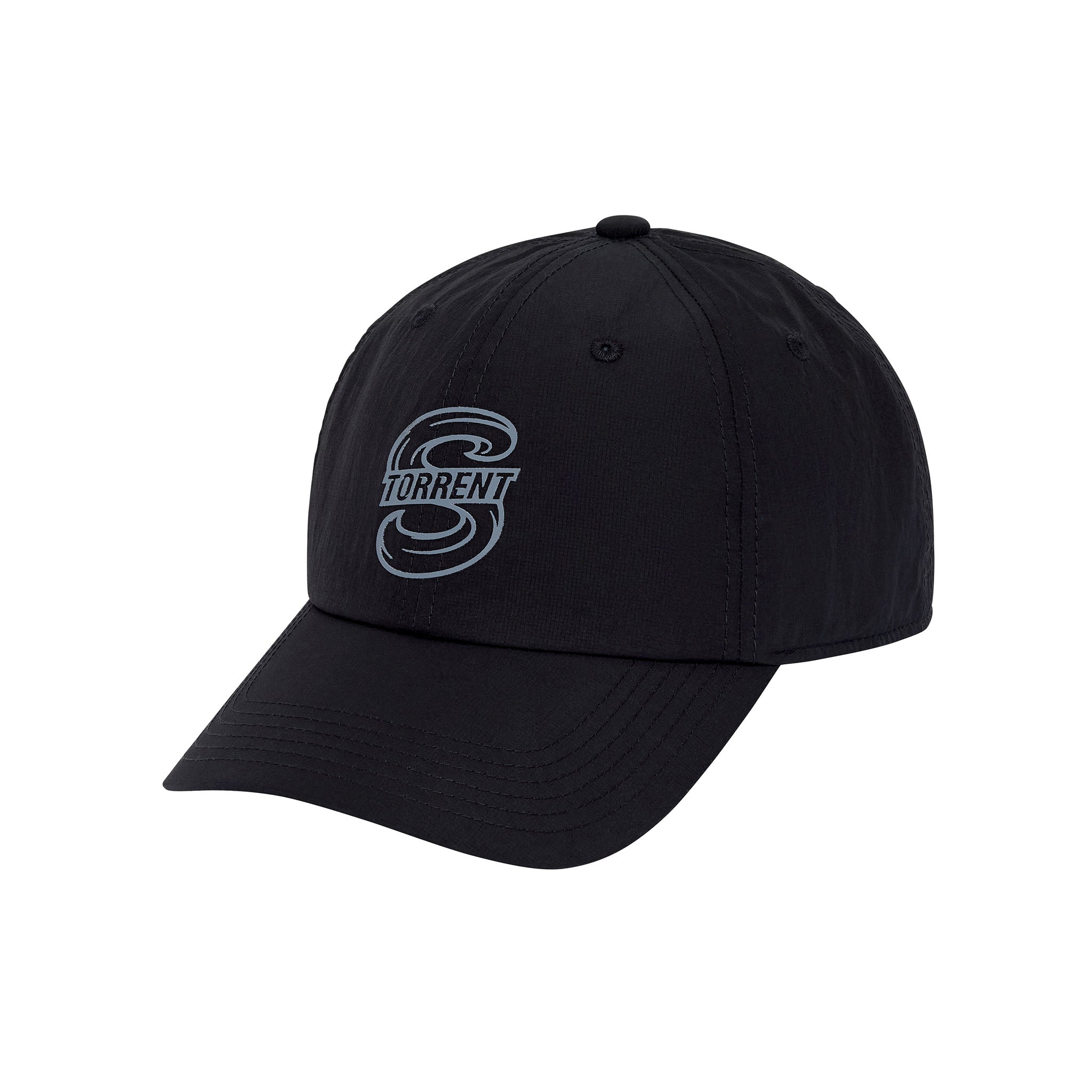 Black cap with 'Torrent' logo on a white background