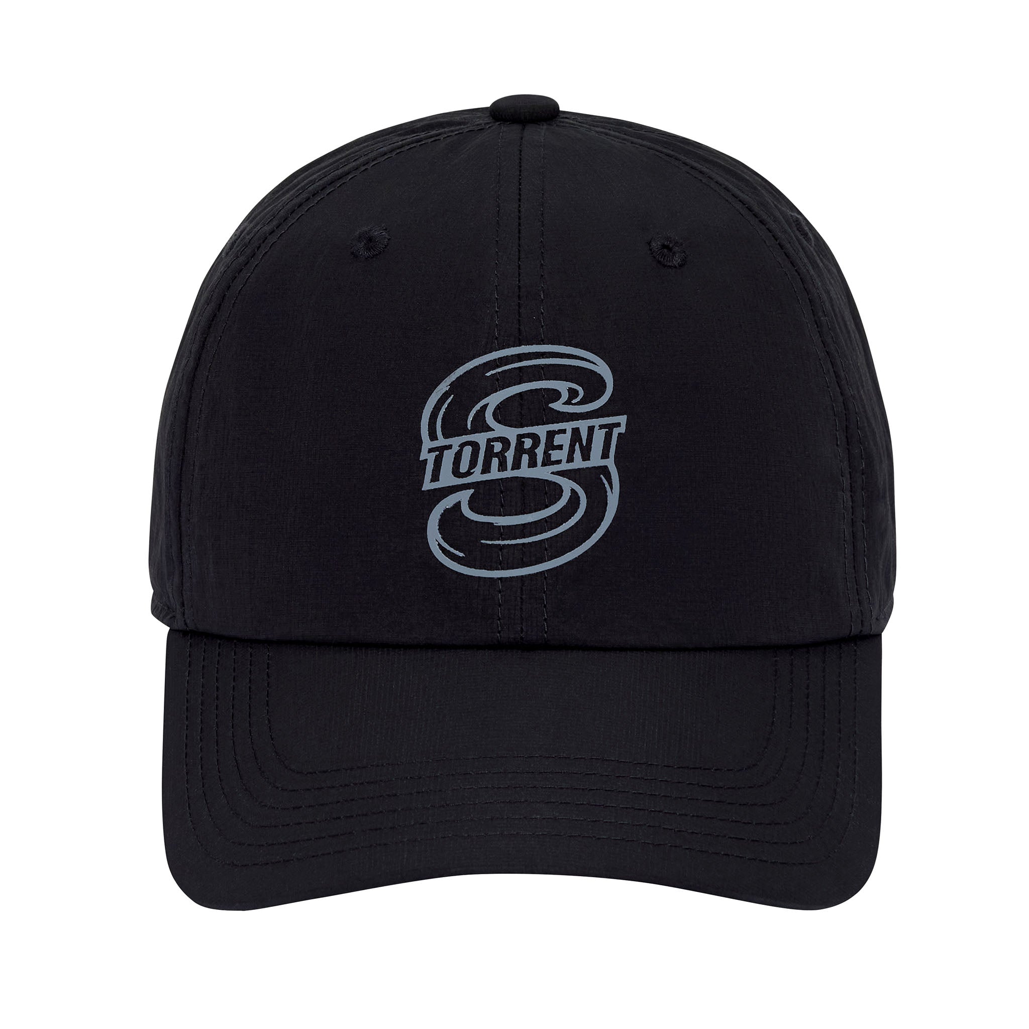 Black cap with 'Torrent' logo on a white background