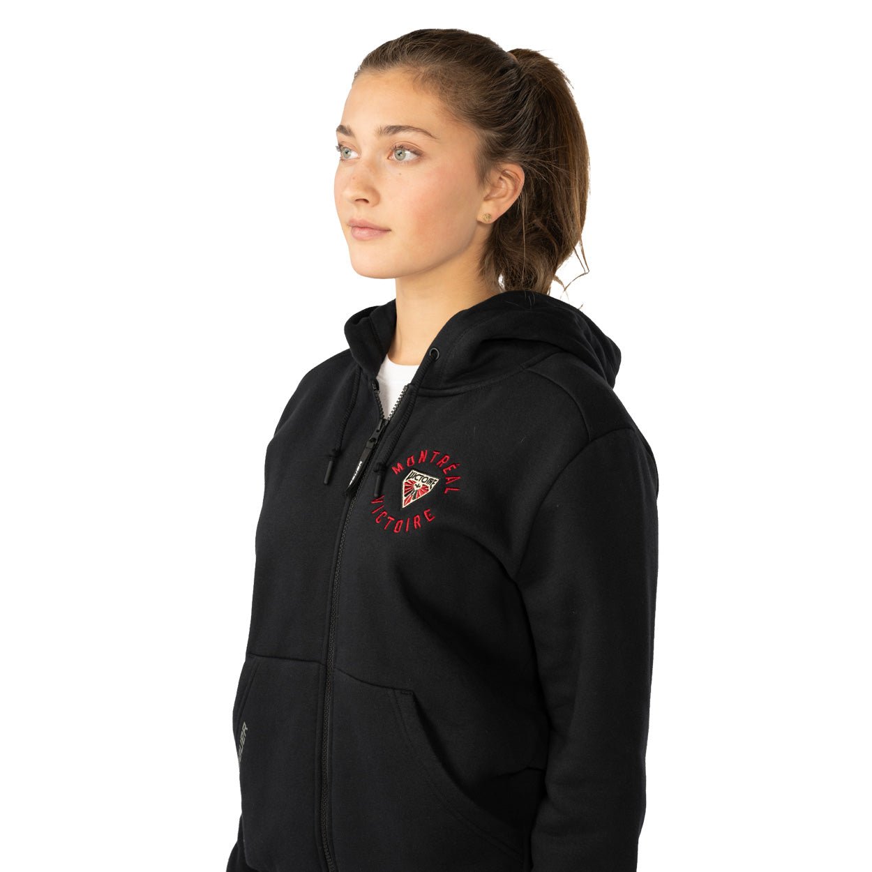 Montreal Victoire Women's Bauer Full Zip Ultimate Hoodie - Hoodie in XS