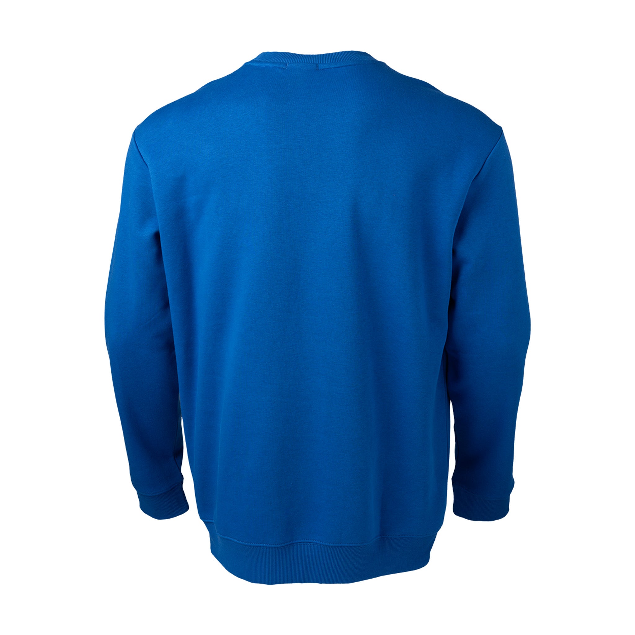 Blue sweatshirt on a white background