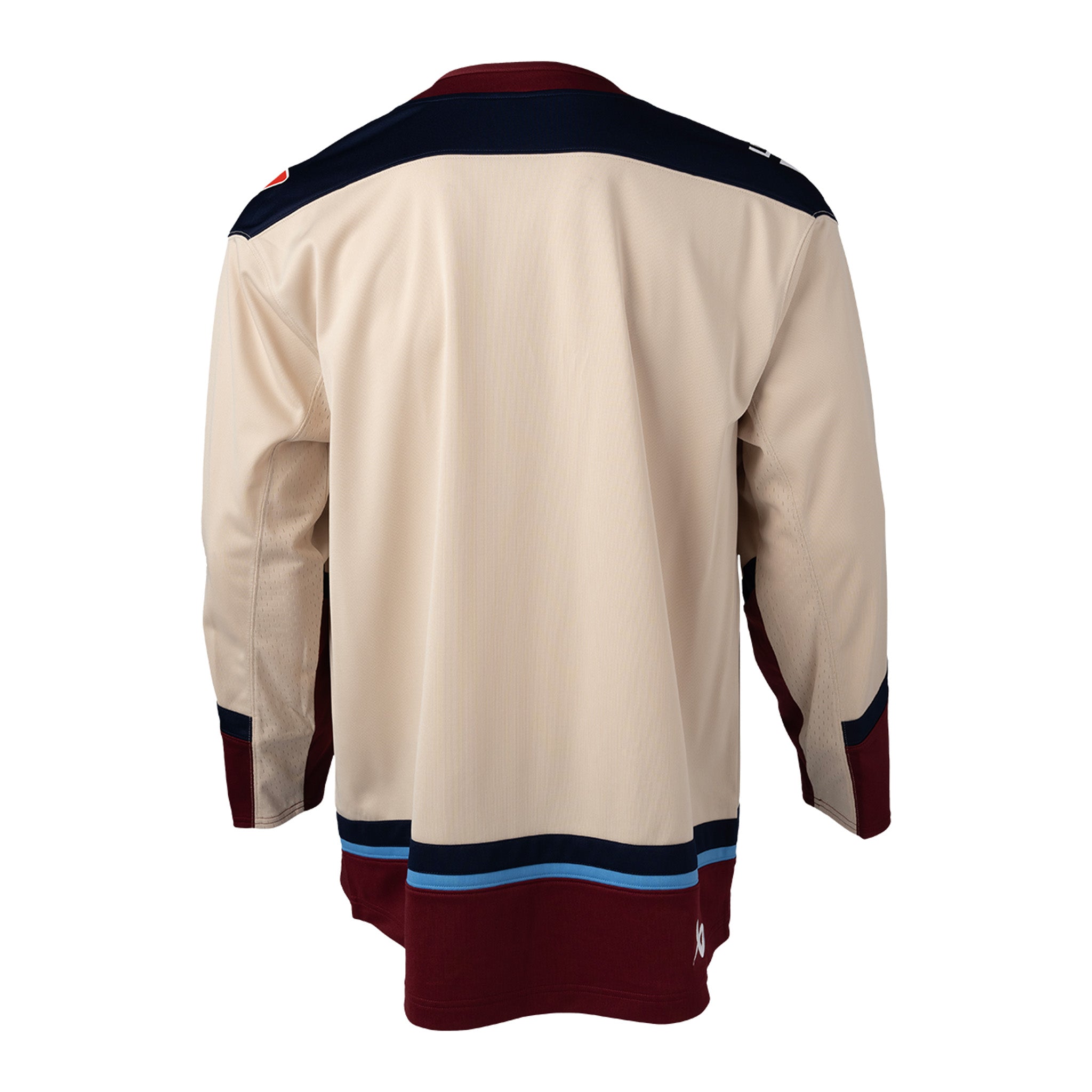 Adult Montreal Victoire Bauer Replica Away Jersey in cream back