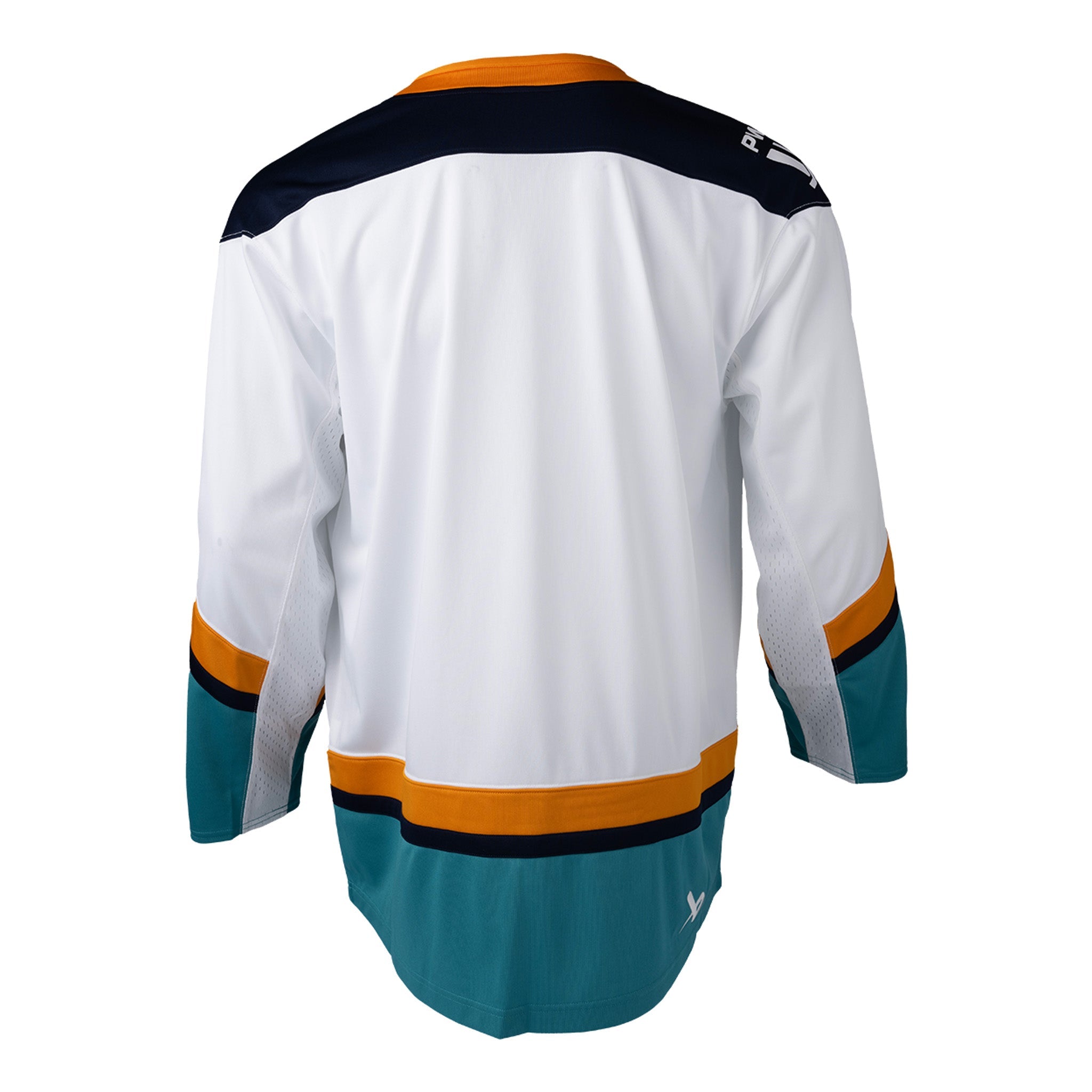 Adult New York Sirens Bauer Replica Away Jersey in white back