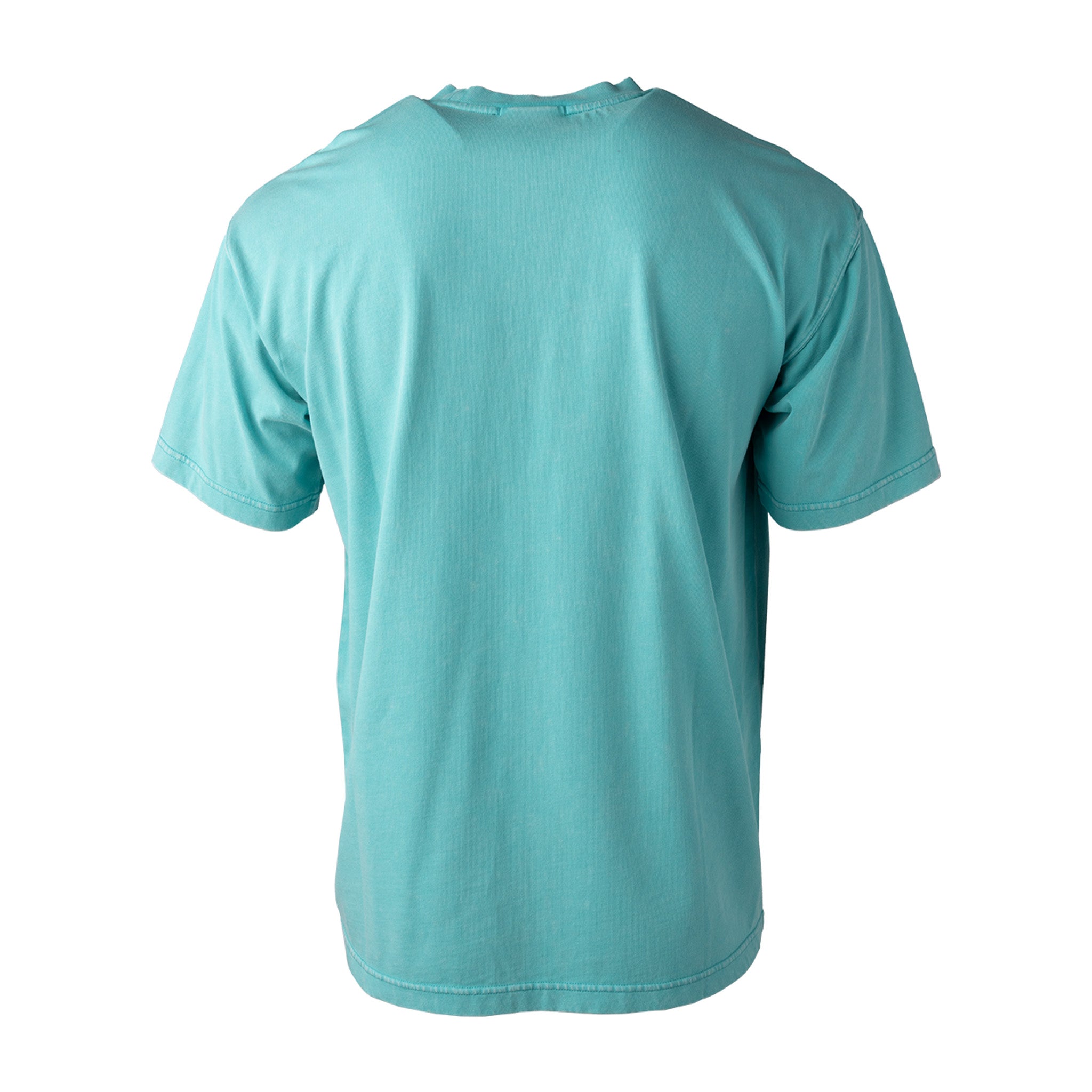 Light blue t-shirt on a white background