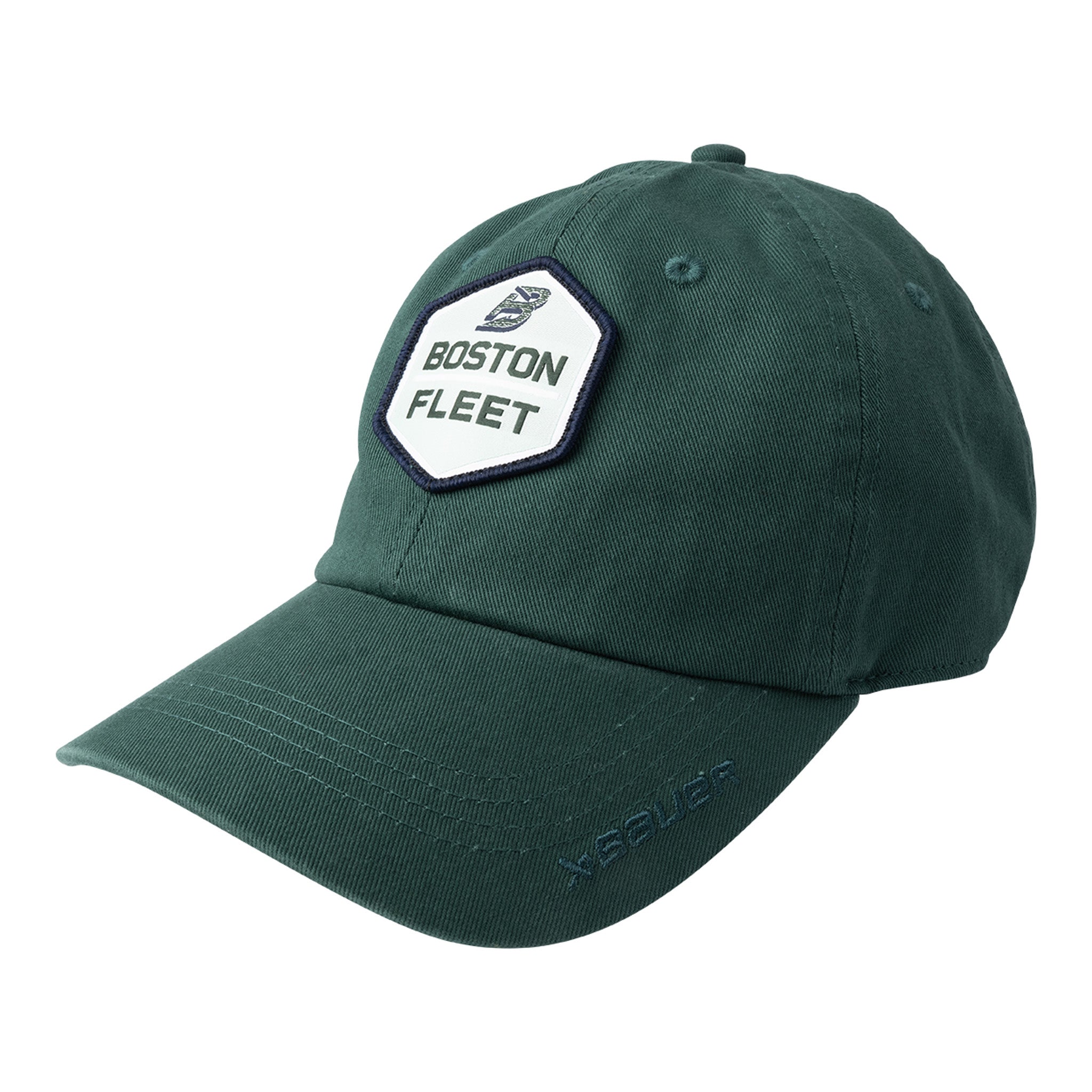 Adult Boston Fleet Bauer Twill Adjustable Hat side angle