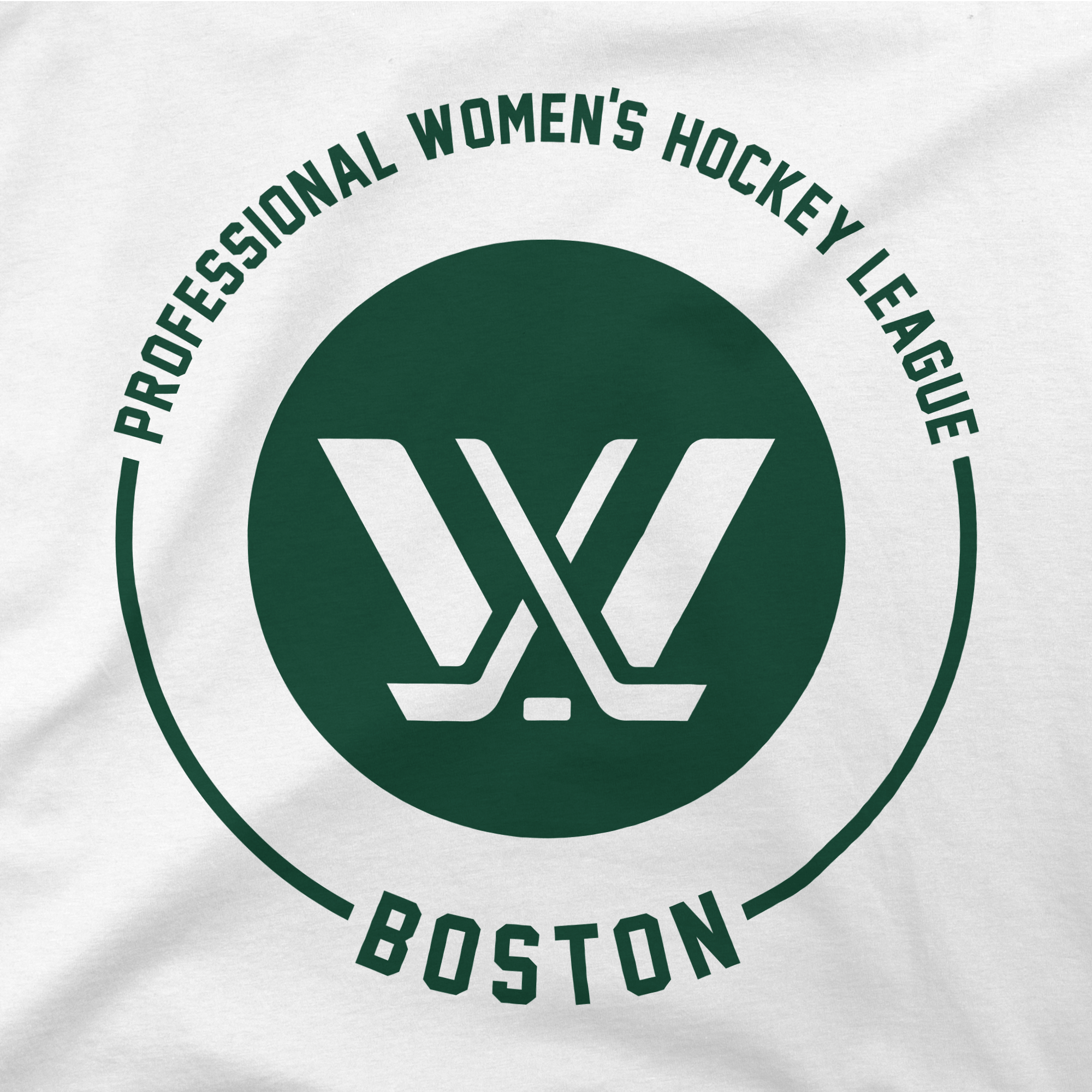 Boston Puck T-Shirt - T-Shirt in White