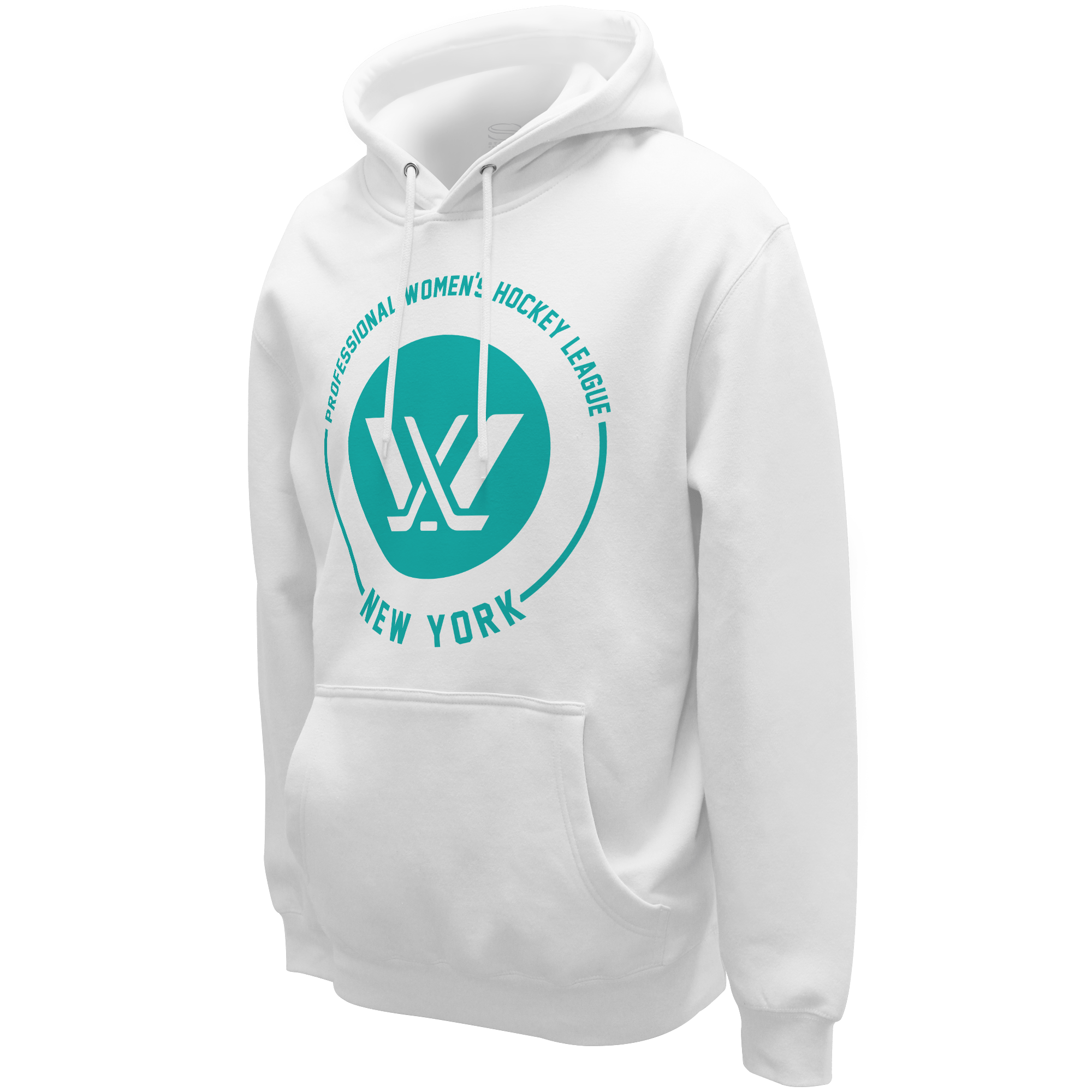 New York Puck Hoodie - Hoodie in White