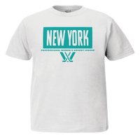 New York Block T-Shirt - T-Shirt in White