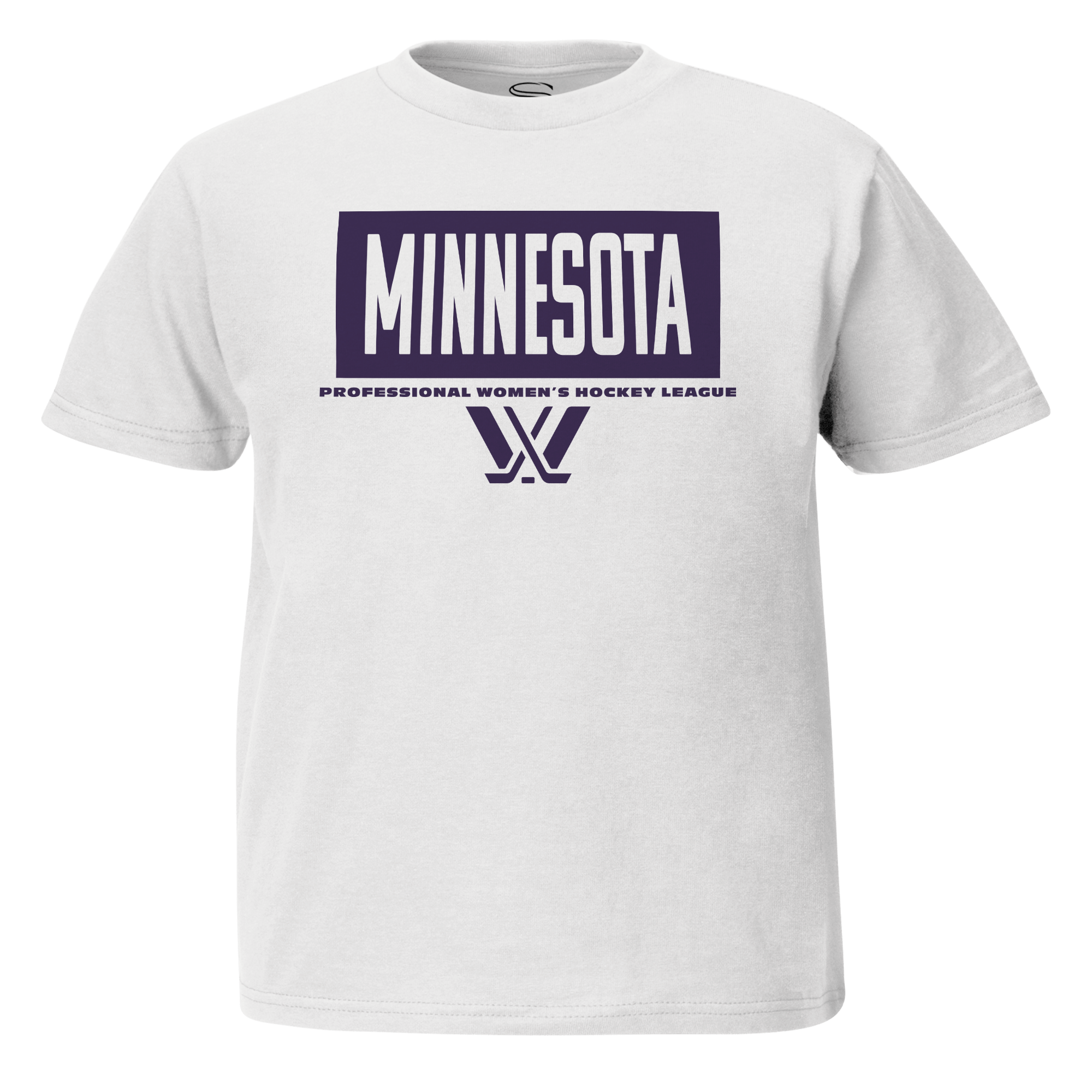 Minnesota Block Youth T-Shirt - T-Shirt in White