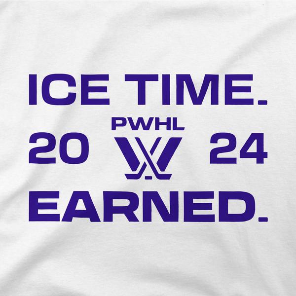 PWHL Ice Time Earned Youth Hoodie