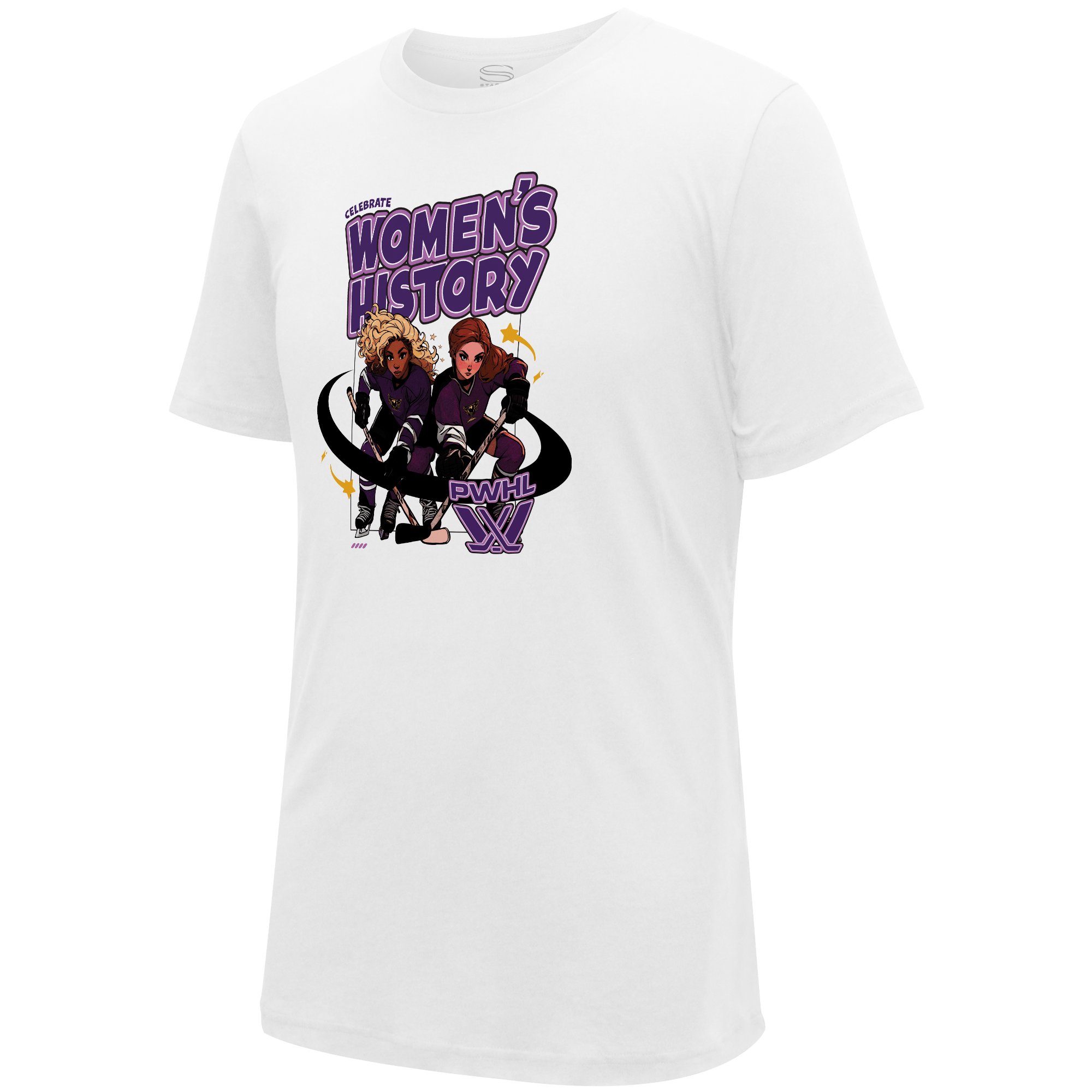 PWHL Women's History T-Shirt - T-Shirt in White