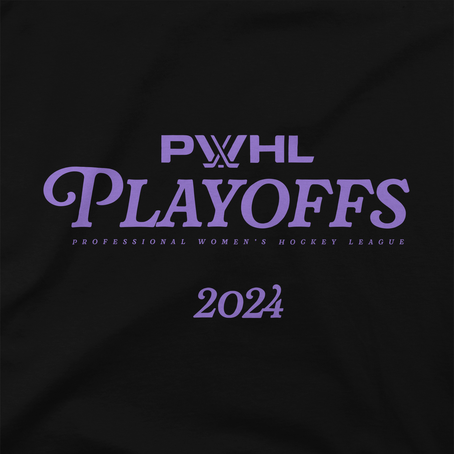 PWHL Playoffs 2024 Script T-Shirt