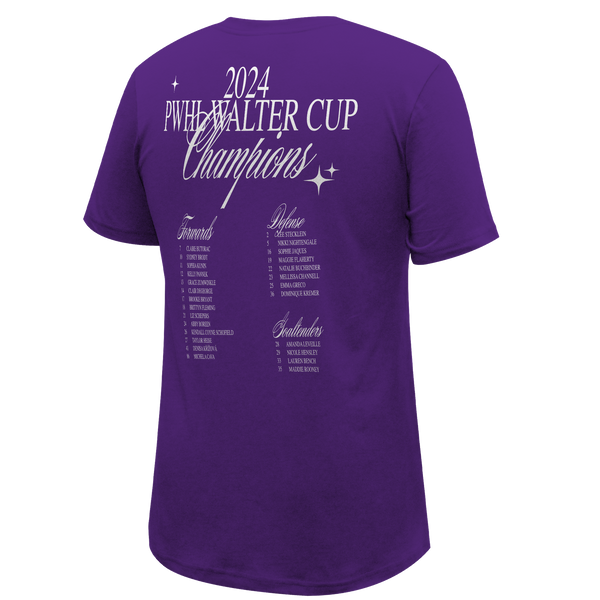 Minnesota PWHL Champions Run Graphic Stadium Essentials T-Shirt