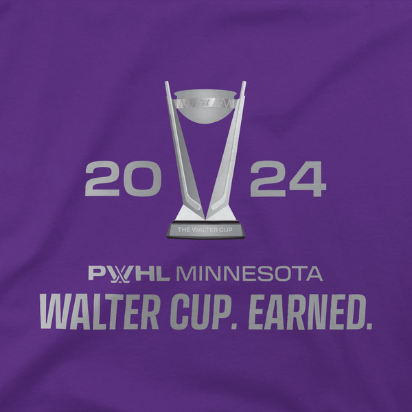 Minnesota PWHL Champions Walter Cup Earned Stadium Essentials T-Shirt