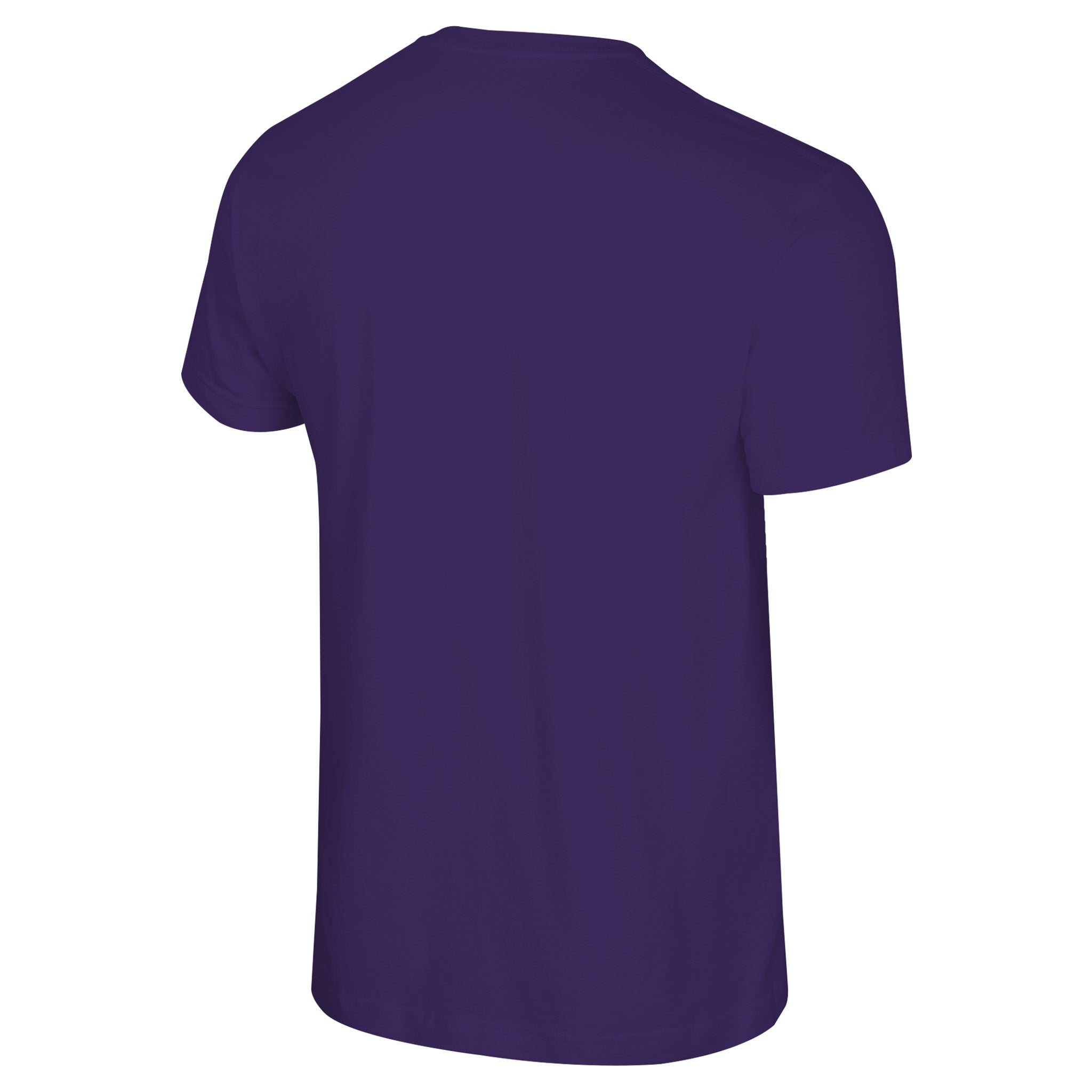 Black t-shirt on a white background