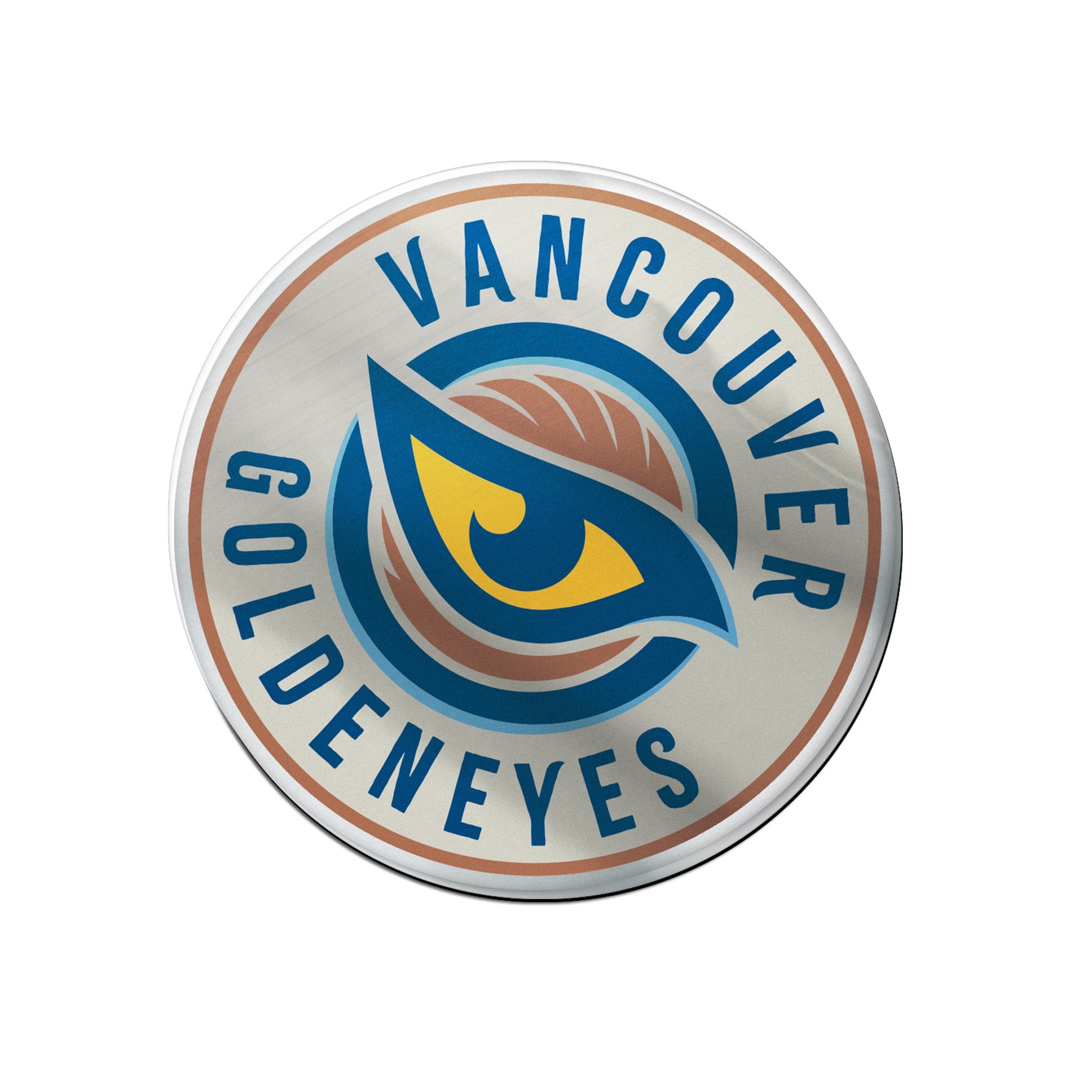Logo of Vancouver Goldeneyes on a white background