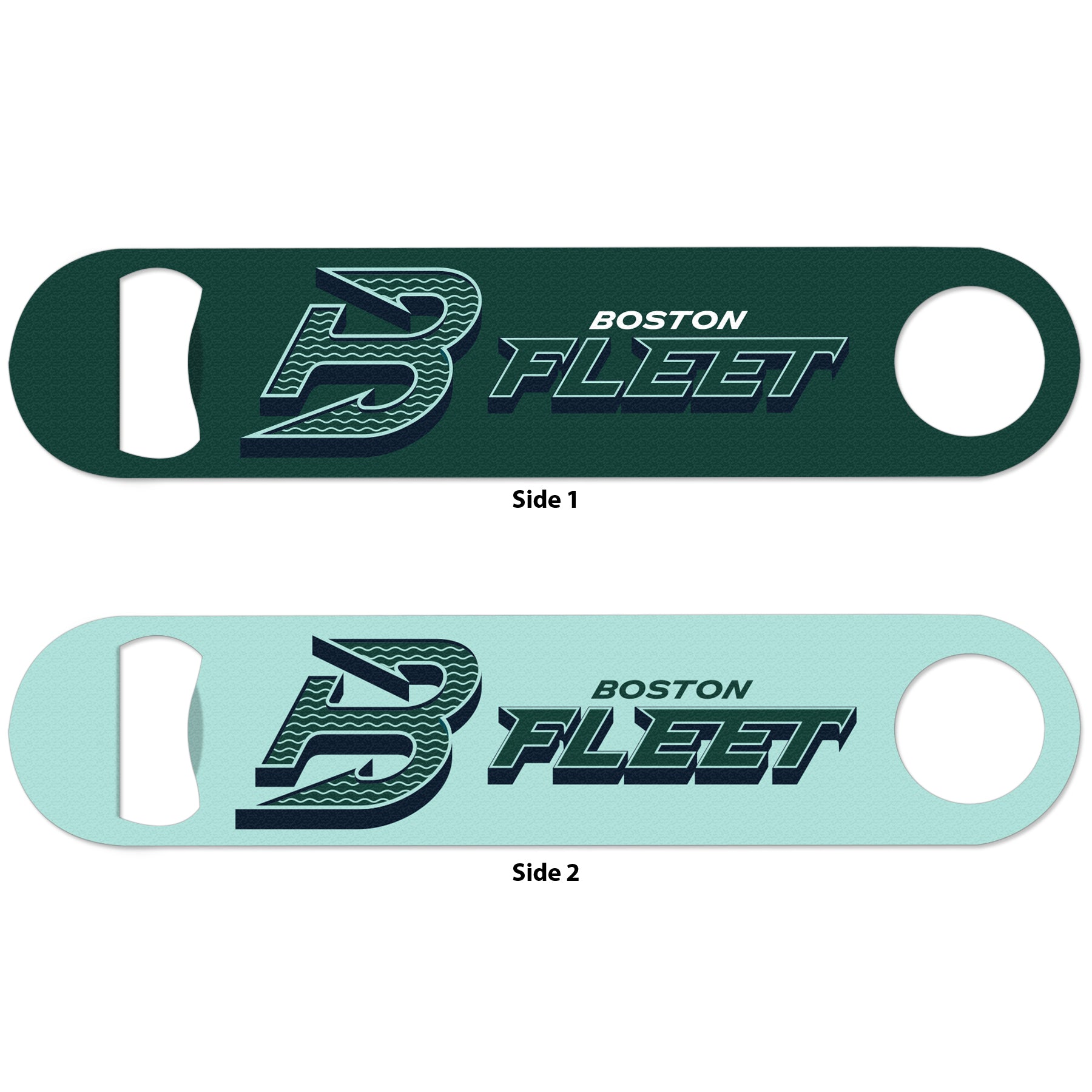 Boston Fleet 2 Sided Metal Bottle Opener - Bottle Opener in