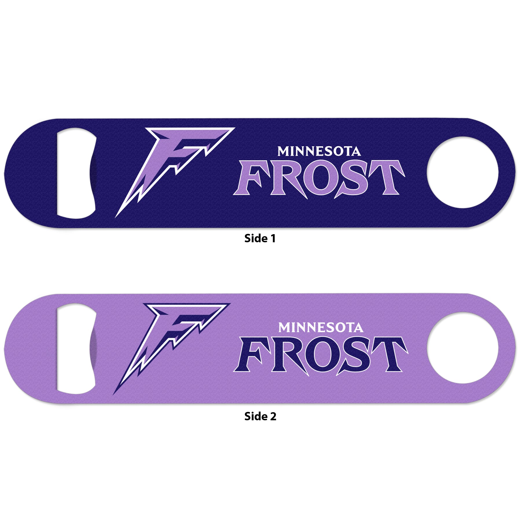 Minnesota Frost 2 Sided Metal Bottle Opener - Bottle Opener in