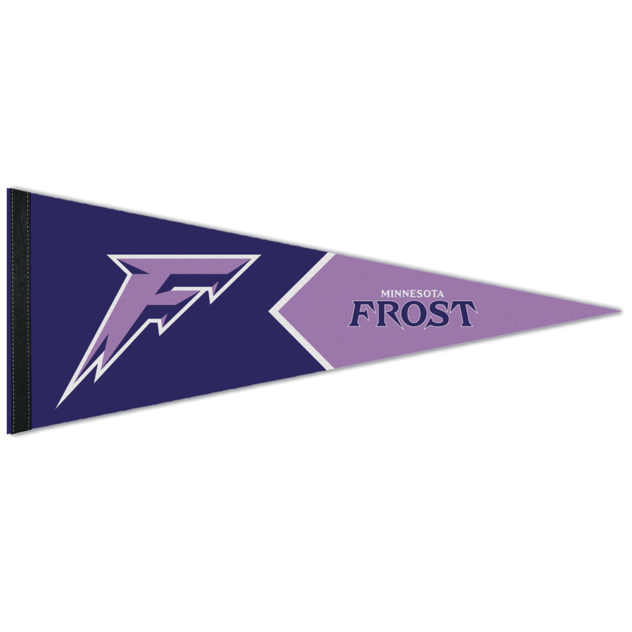 Pennant flag with 'Minnesota Frost' logo on a white background