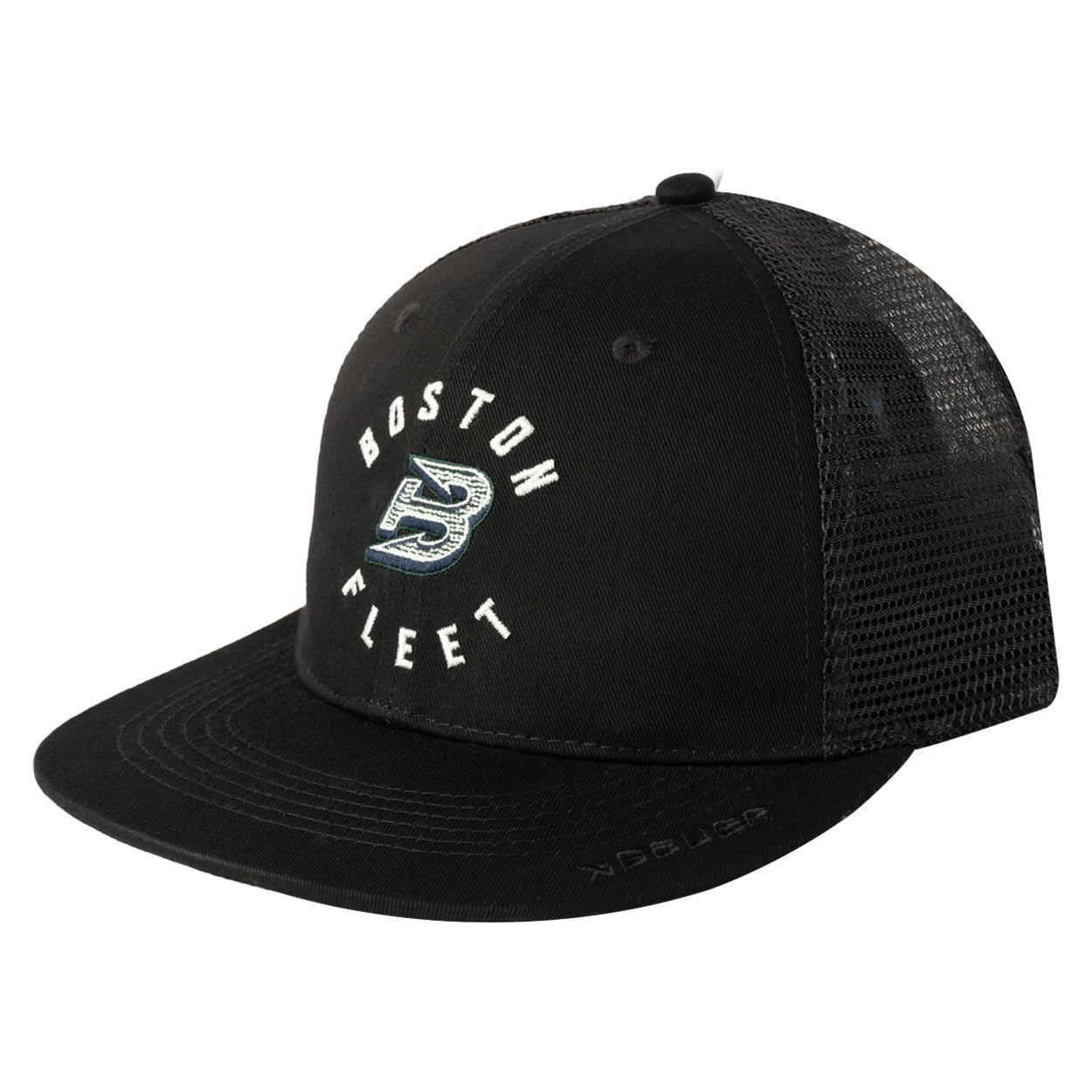Boston Fleet Adult Bauer Flat Brim Hat - Hat in Black