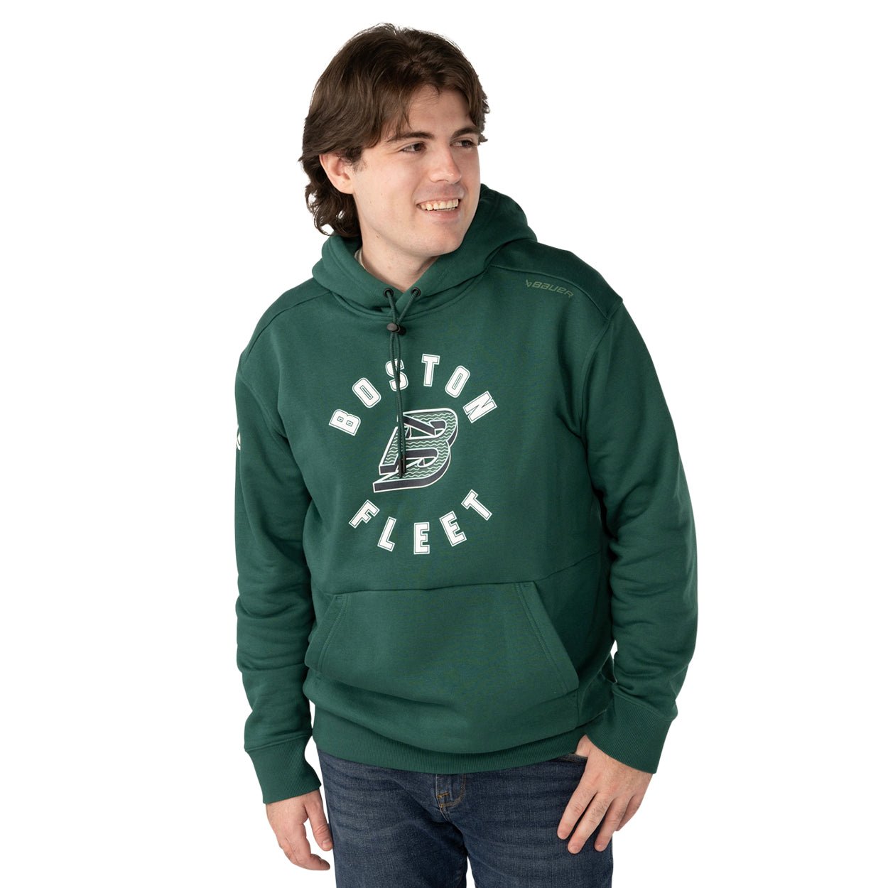 Boston Fleet Adult Bauer Team Ultimate Hoodie - Hoodie in Green