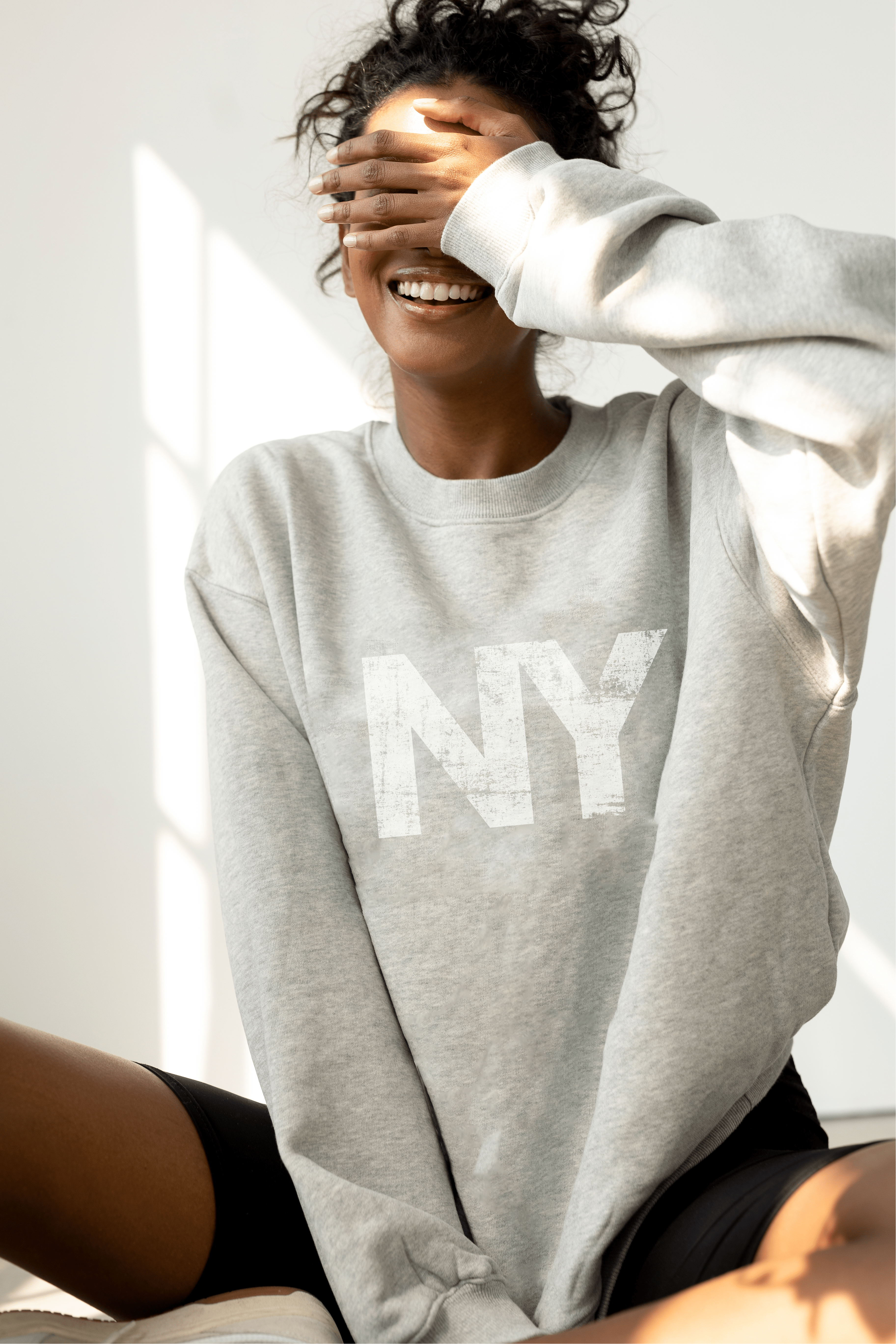 New York Crewneck - Crewneck in Gray