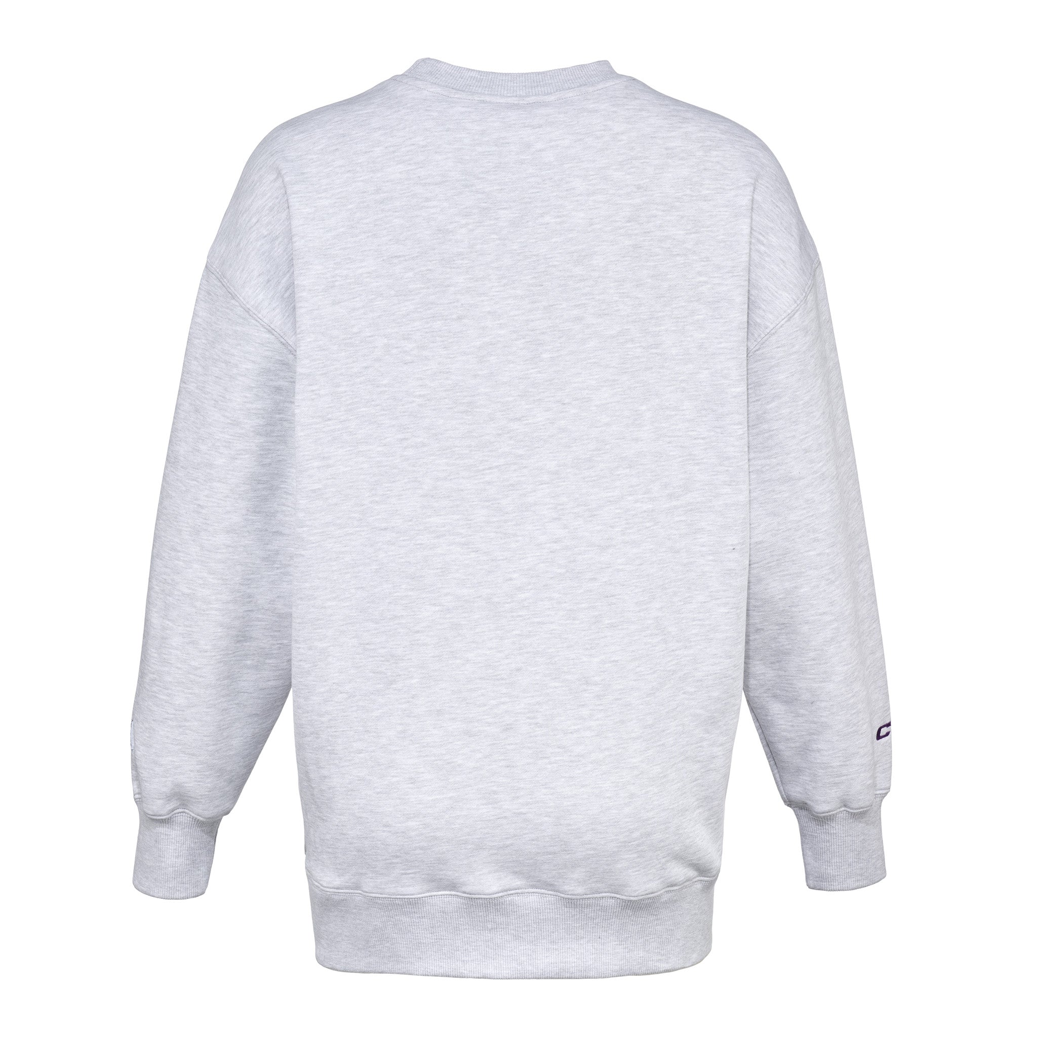 Gray sweatshirt on a white background