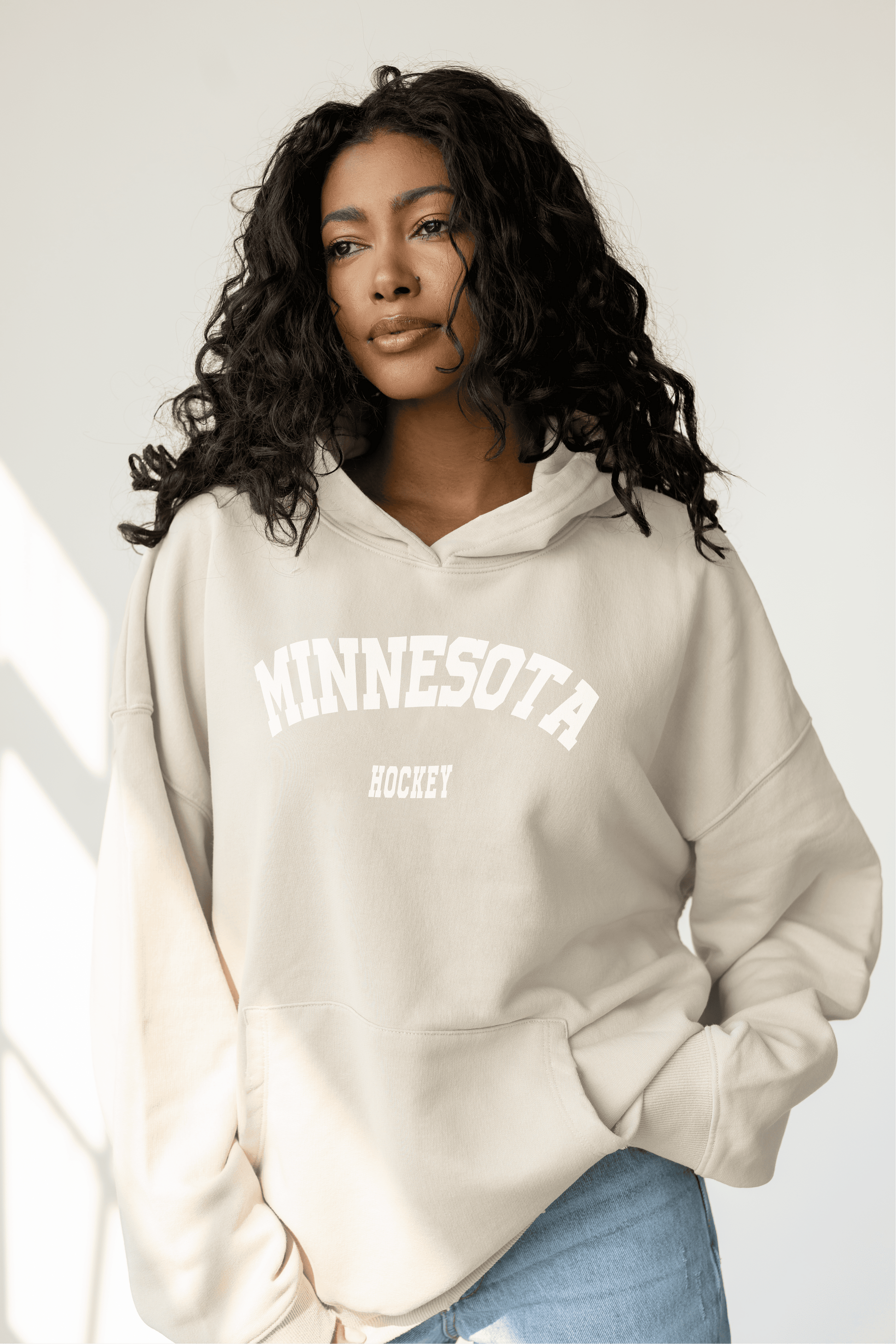 Minnesota Hockey - Unisex Pullover Hoodie - Royal Heather - lagom mpls