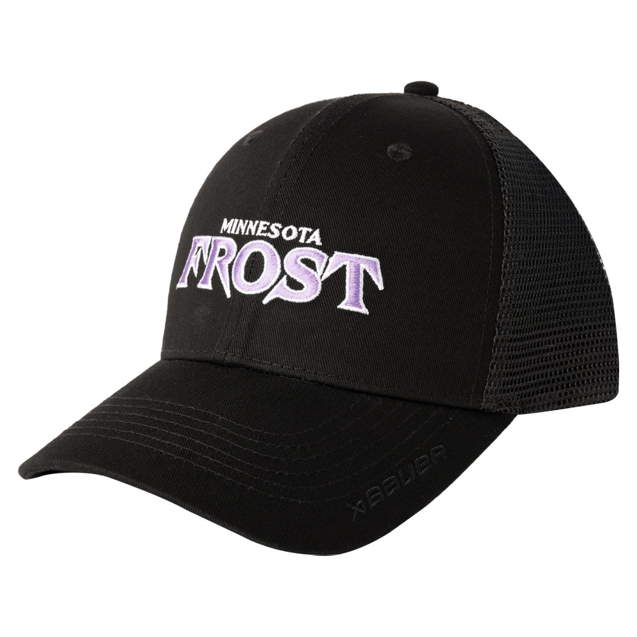 Minnesota Frost Adult Bauer Adjustable Hat - Hat in Black